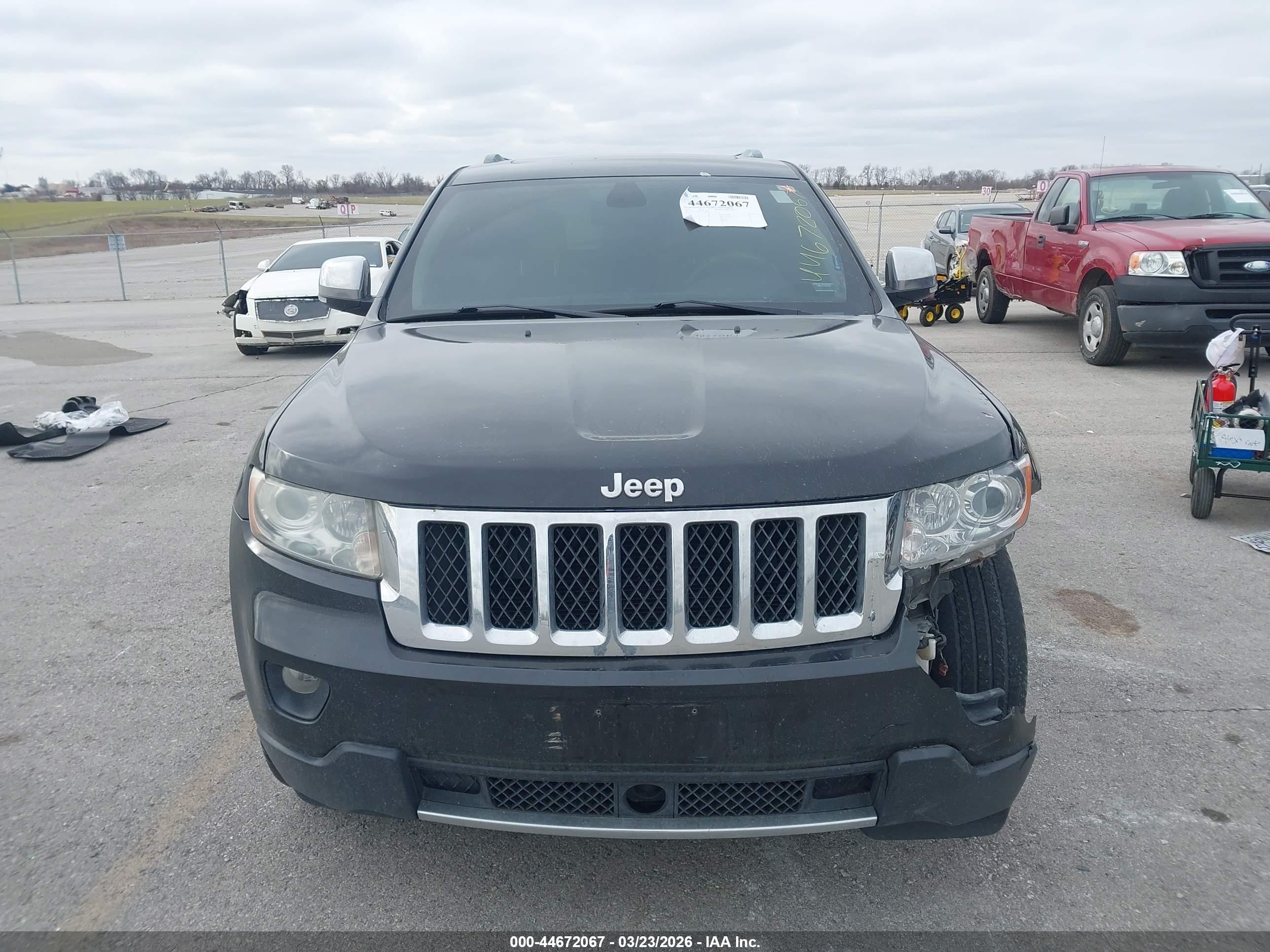 2011 Jeep Grand Cherokee Overland Black vin: 1J4RR6GT7BC586904