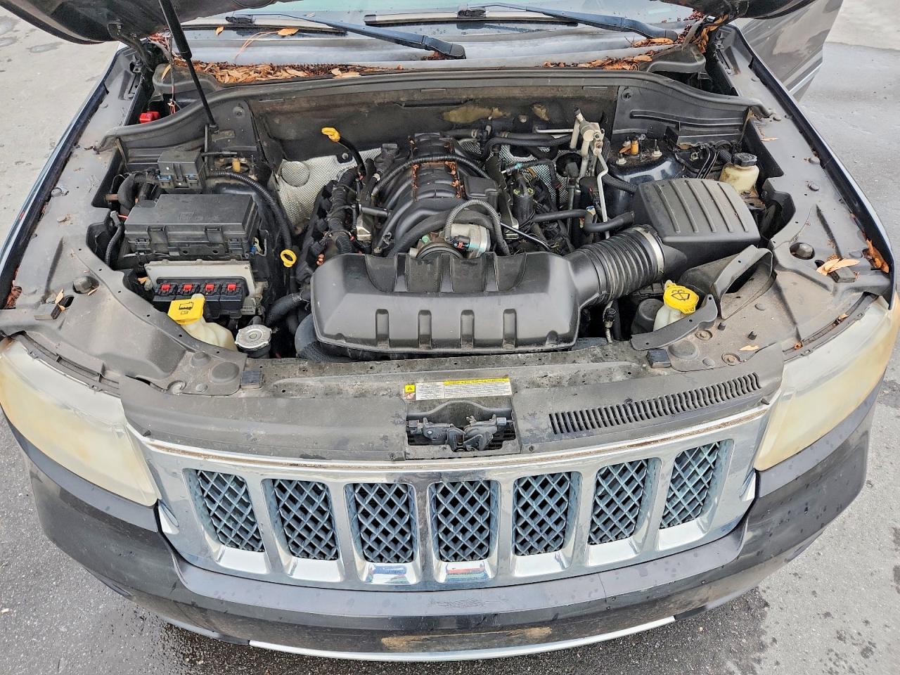 2011 Jeep Grand Cherokee Overland Black vin: 1J4RR6GT7BC606830