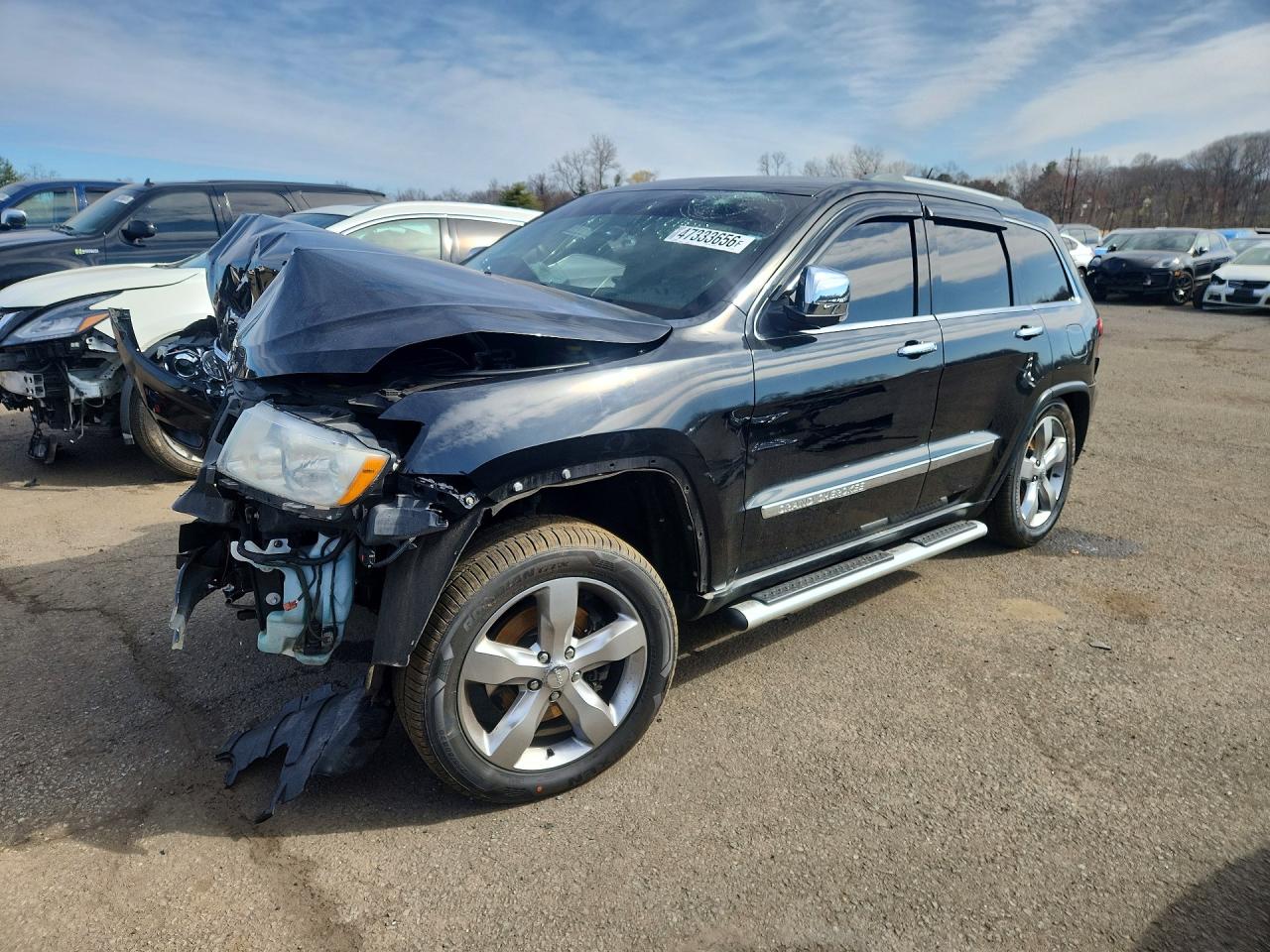 2011 Jeep Grand Cherokee Overland Black vin: 1J4RR6GT7BC613146