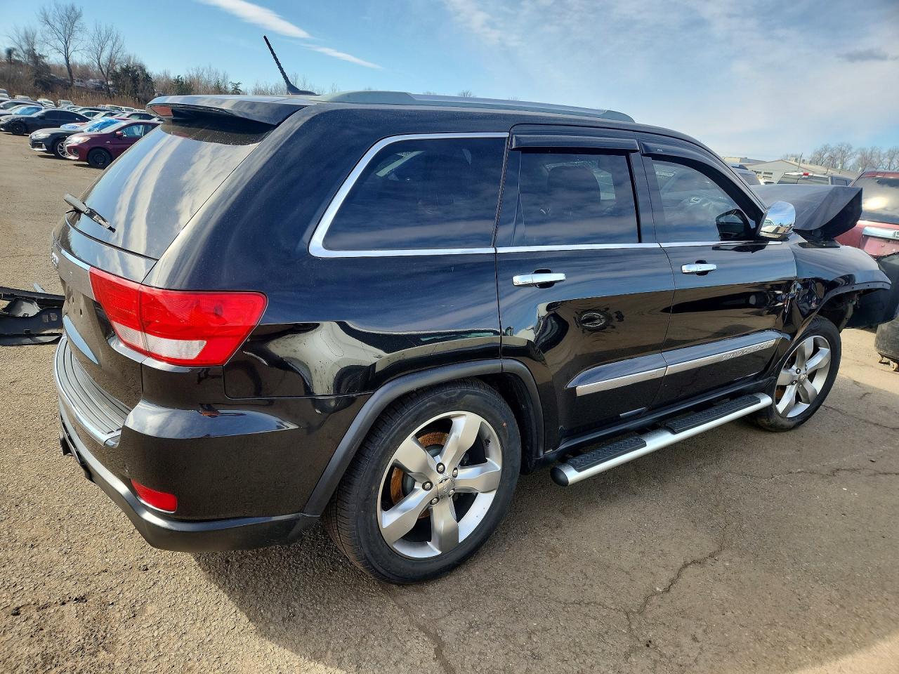 2011 Jeep Grand Cherokee Overland Black vin: 1J4RR6GT7BC613146