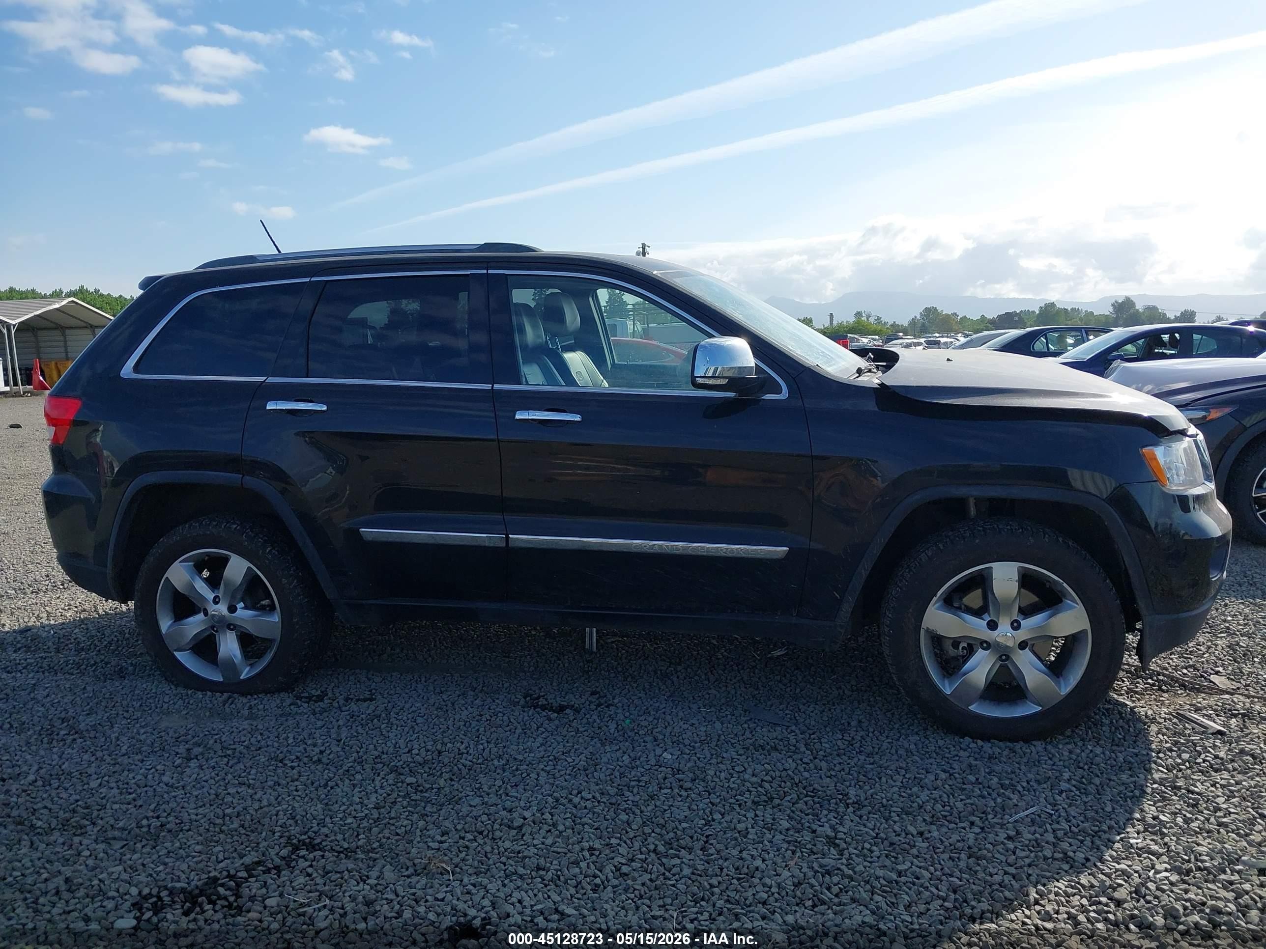 2011 Jeep Grand Cherokee Overland Black vin: 1J4RR6GT7BC665148