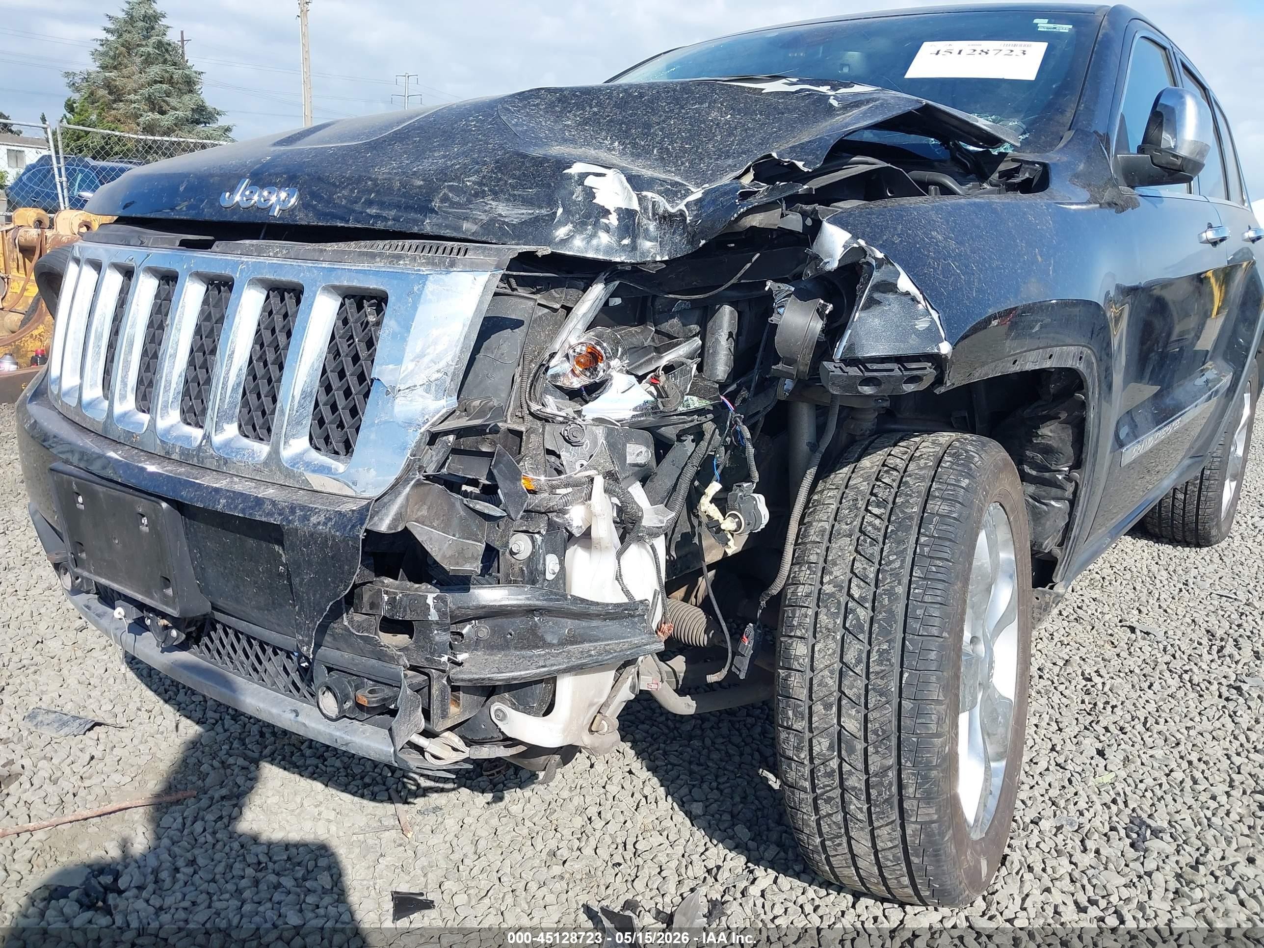 2011 Jeep Grand Cherokee Overland Black vin: 1J4RR6GT7BC665148