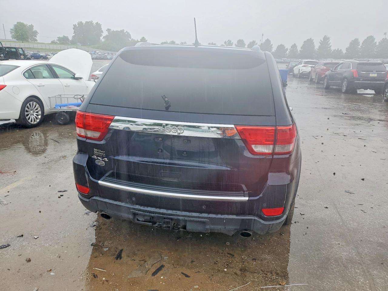 2011 Jeep Grand Cherokee Overland Синий vin: 1J4RR6GT7BC700917