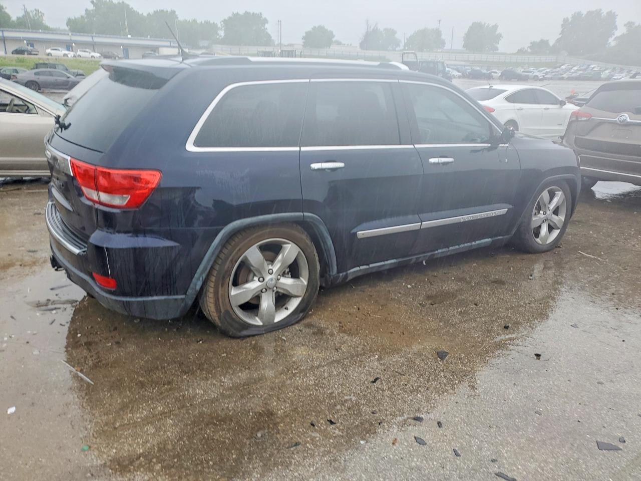 2011 Jeep Grand Cherokee Overland Синий vin: 1J4RR6GT7BC700917