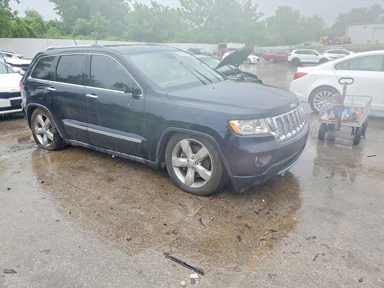 2011 Jeep Grand Cherokee Overland Синий vin: 1J4RR6GT7BC700917