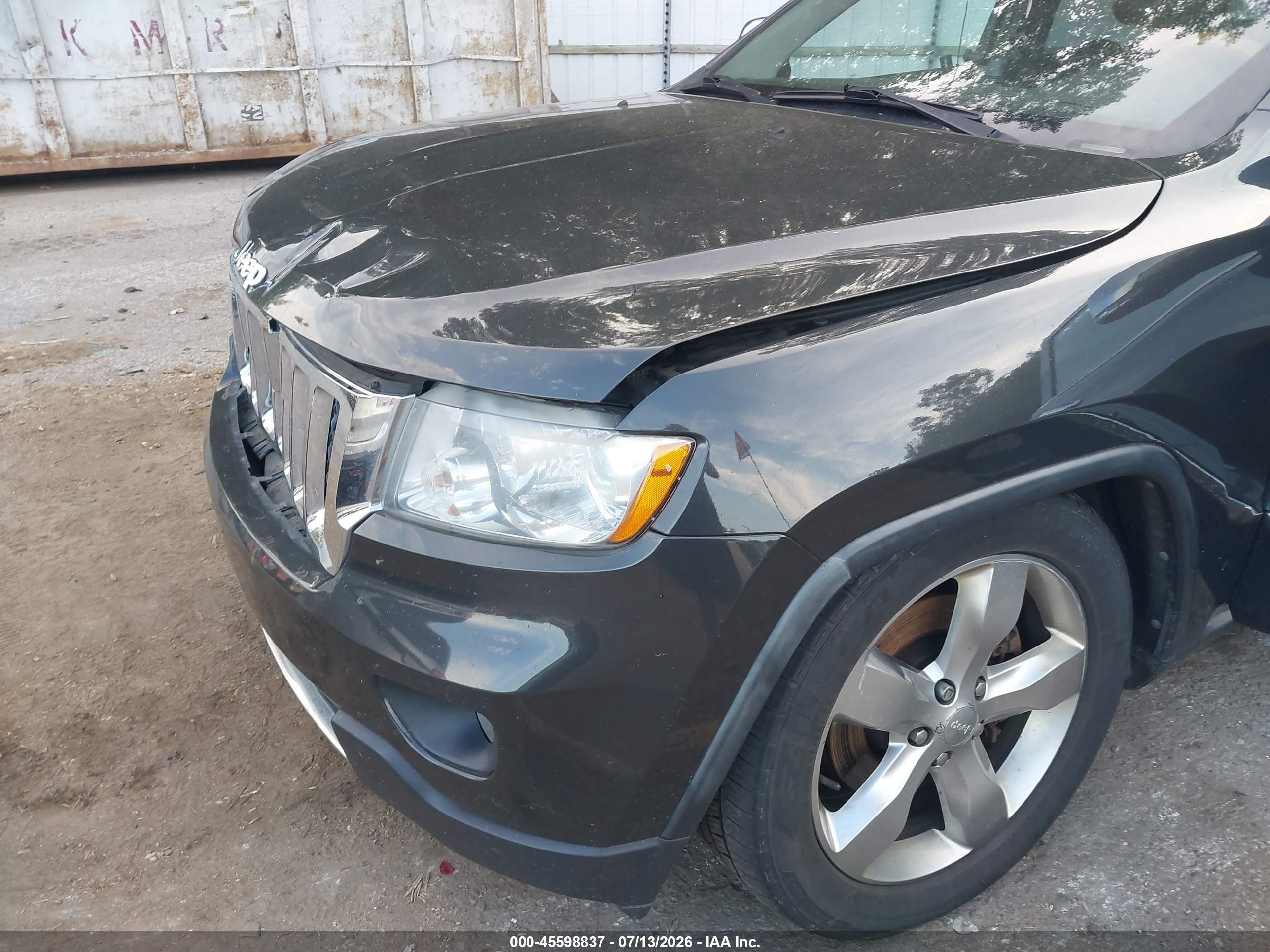 2011 Jeep Grand Cherokee Overland Gray vin: 1J4RR6GT8BC607839