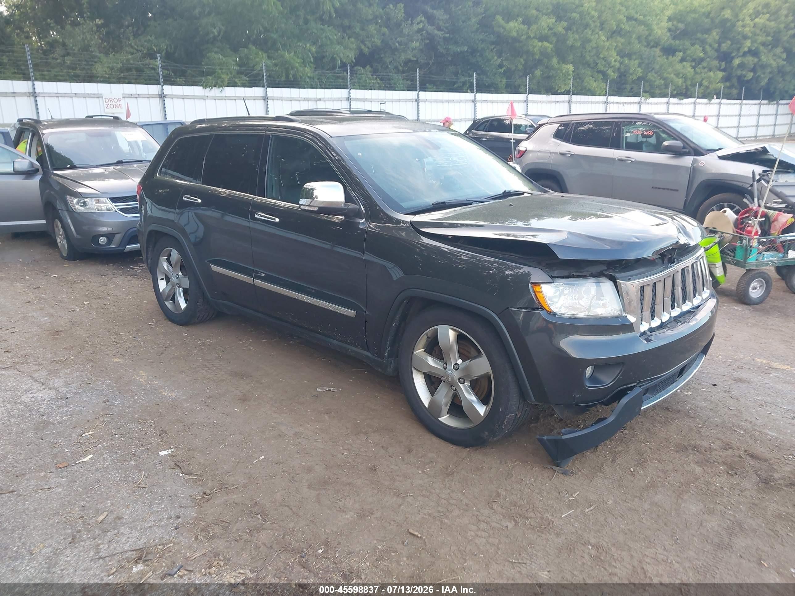 2011 Jeep Grand Cherokee Overland Gray vin: 1J4RR6GT8BC607839