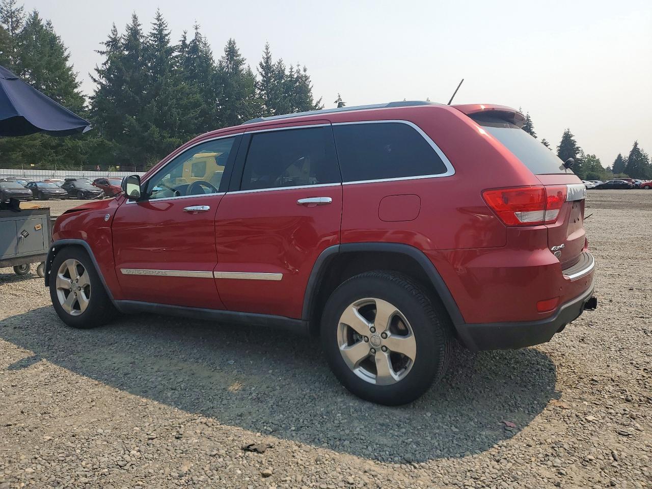 2011 Jeep Grand Cherokee Overland Red vin: 1J4RR6GT8BC628965