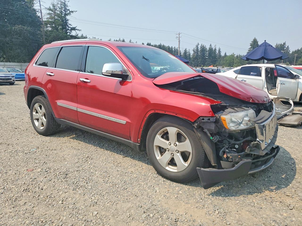 2011 Jeep Grand Cherokee Overland Red vin: 1J4RR6GT8BC628965