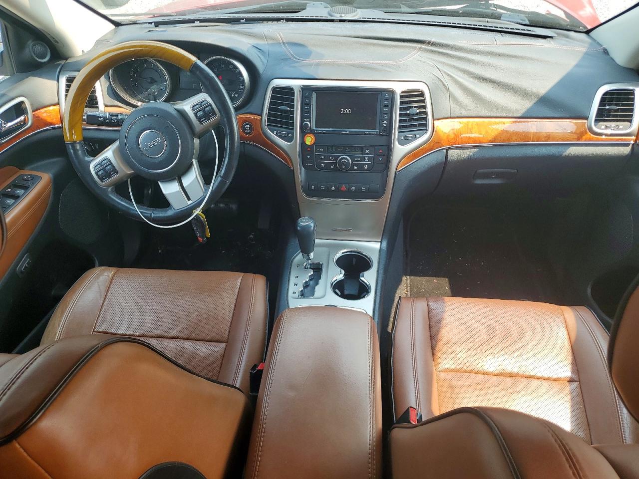 2011 Jeep Grand Cherokee Overland Red vin: 1J4RR6GT8BC628965