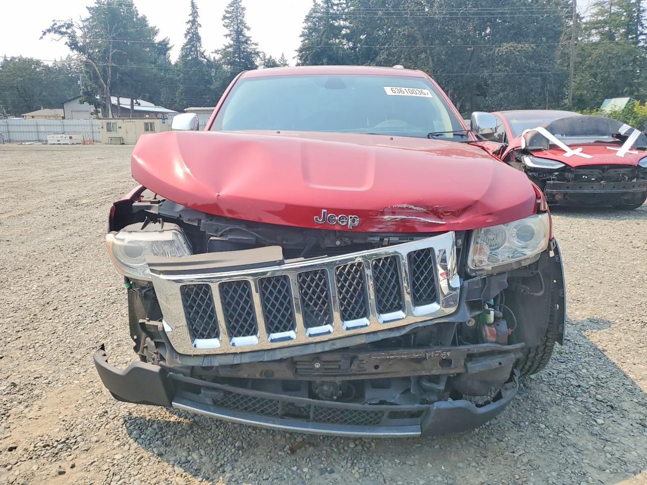 2011 Jeep Grand Cherokee Overland Red vin: 1J4RR6GT8BC628965