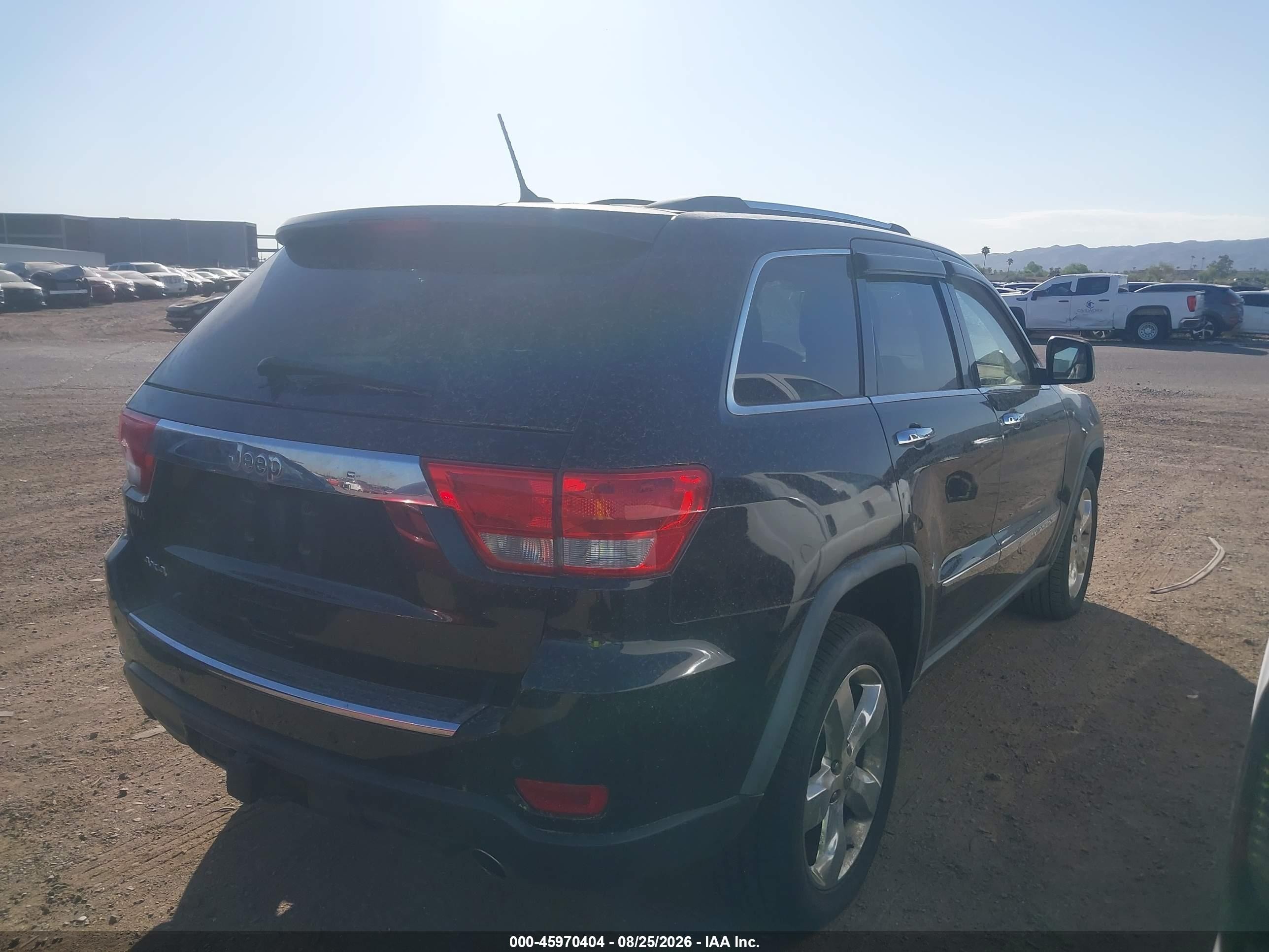 2011 Jeep Grand Cherokee Overland Black vin: 1J4RR6GT8BC701722