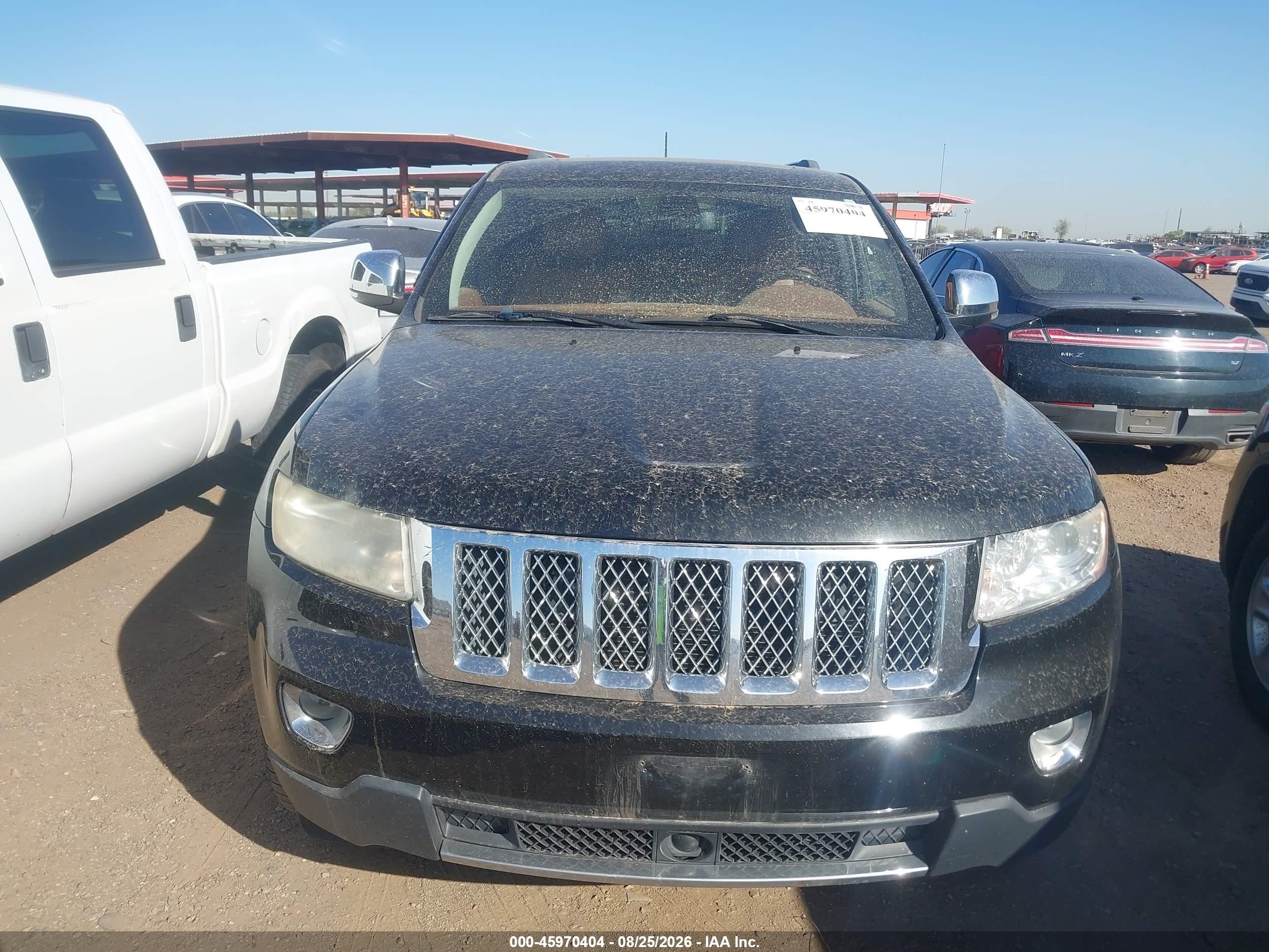 2011 Jeep Grand Cherokee Overland Black vin: 1J4RR6GT8BC701722