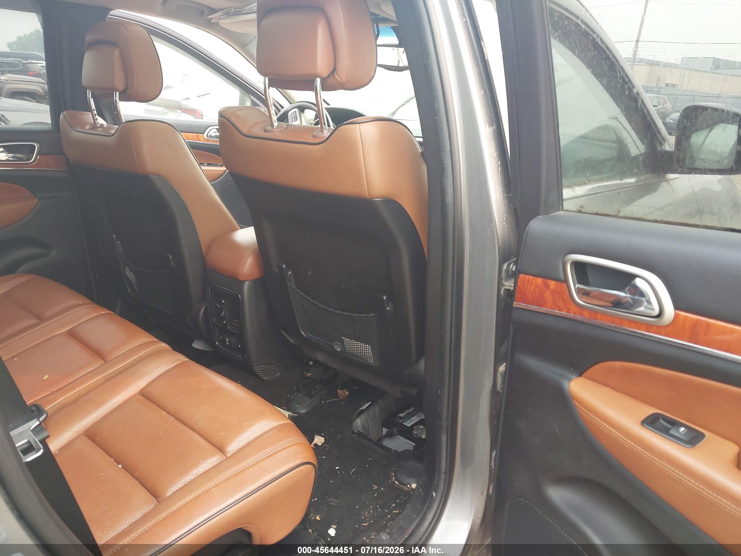 2011 Jeep Grand Cherokee Overland Gray vin: 1J4RR6GT8BC713529