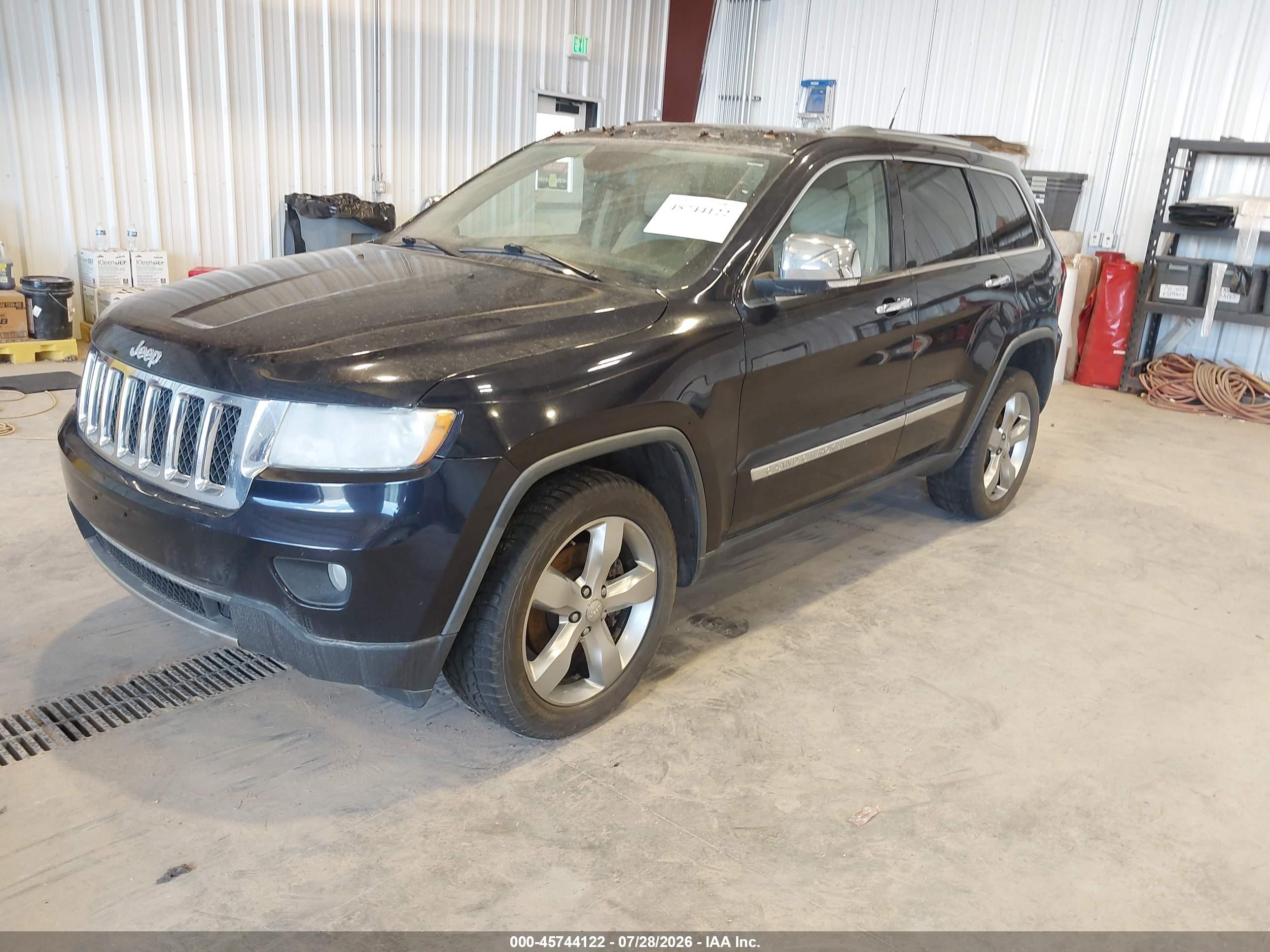 2011 Jeep Grand Cherokee Overland Navy vin: 1J4RR6GT8BT501388