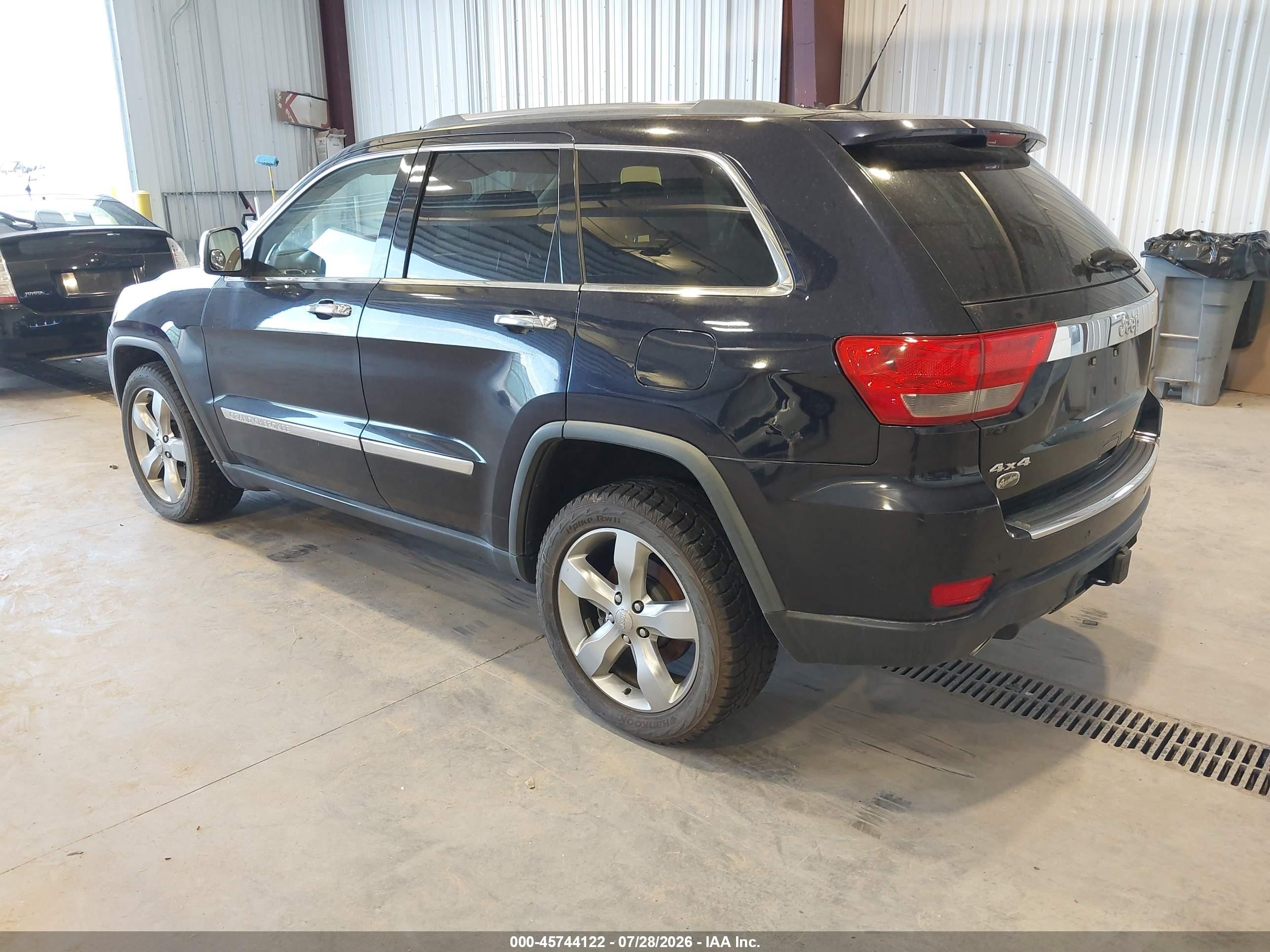 2011 Jeep Grand Cherokee Overland Navy vin: 1J4RR6GT8BT501388