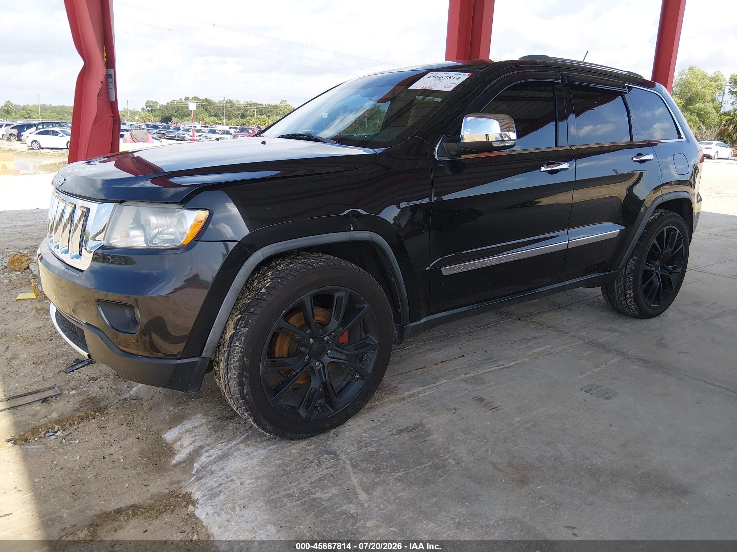 2011 Jeep Grand Cherokee Overland Blue vin: 1J4RR6GT9BC647797