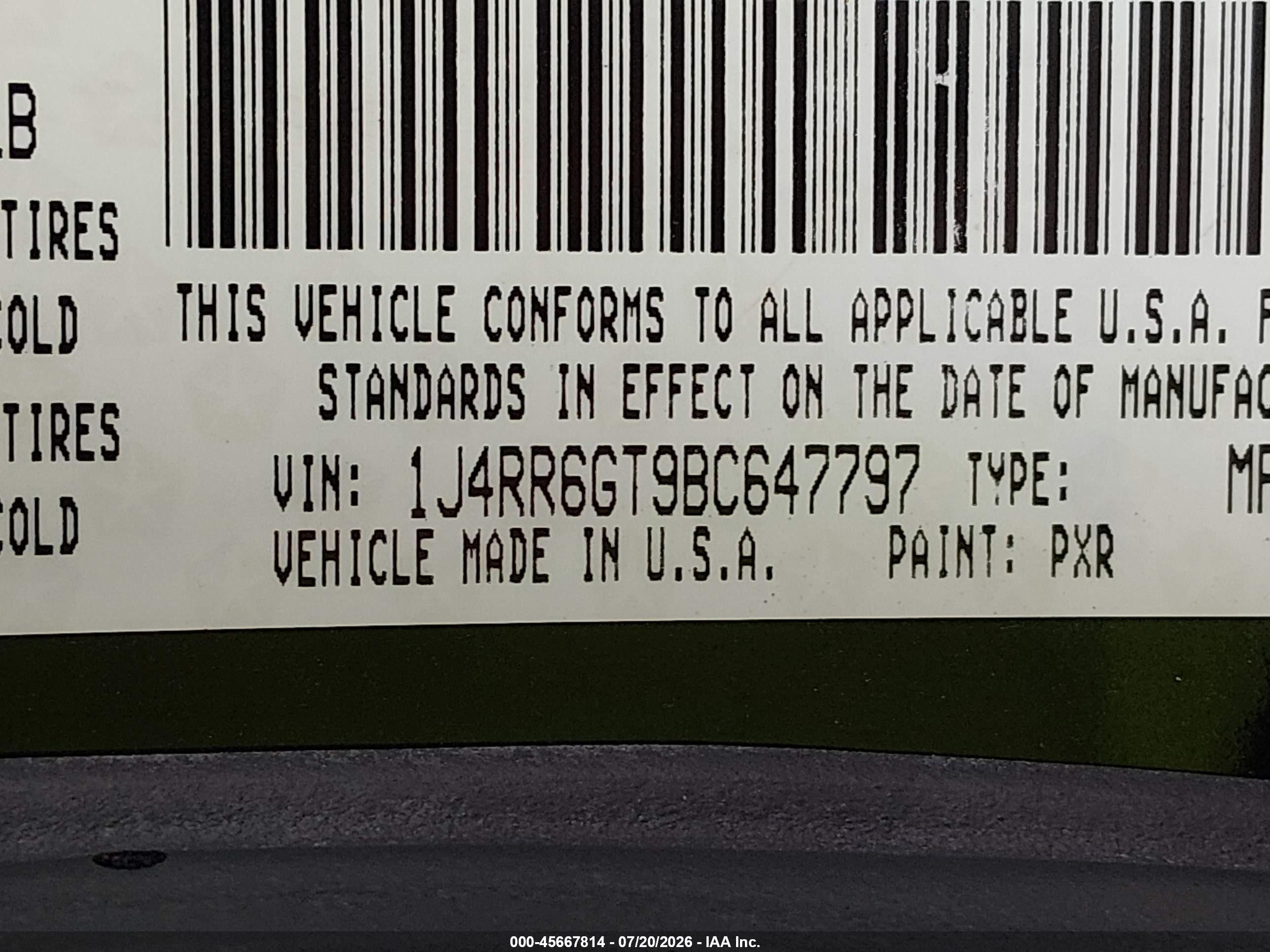 2011 Jeep Grand Cherokee Overland Blue vin: 1J4RR6GT9BC647797