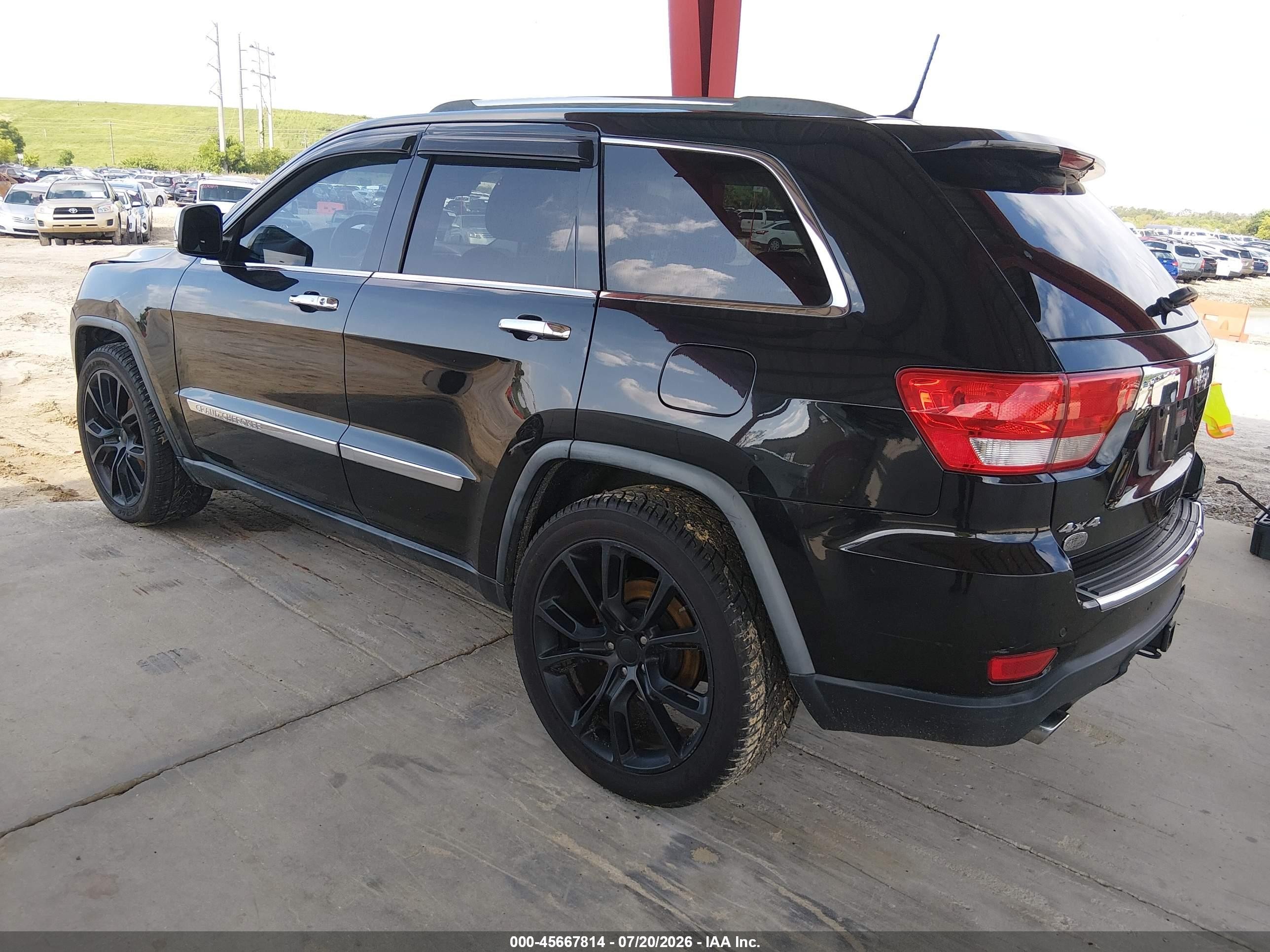 2011 Jeep Grand Cherokee Overland Blue vin: 1J4RR6GT9BC647797