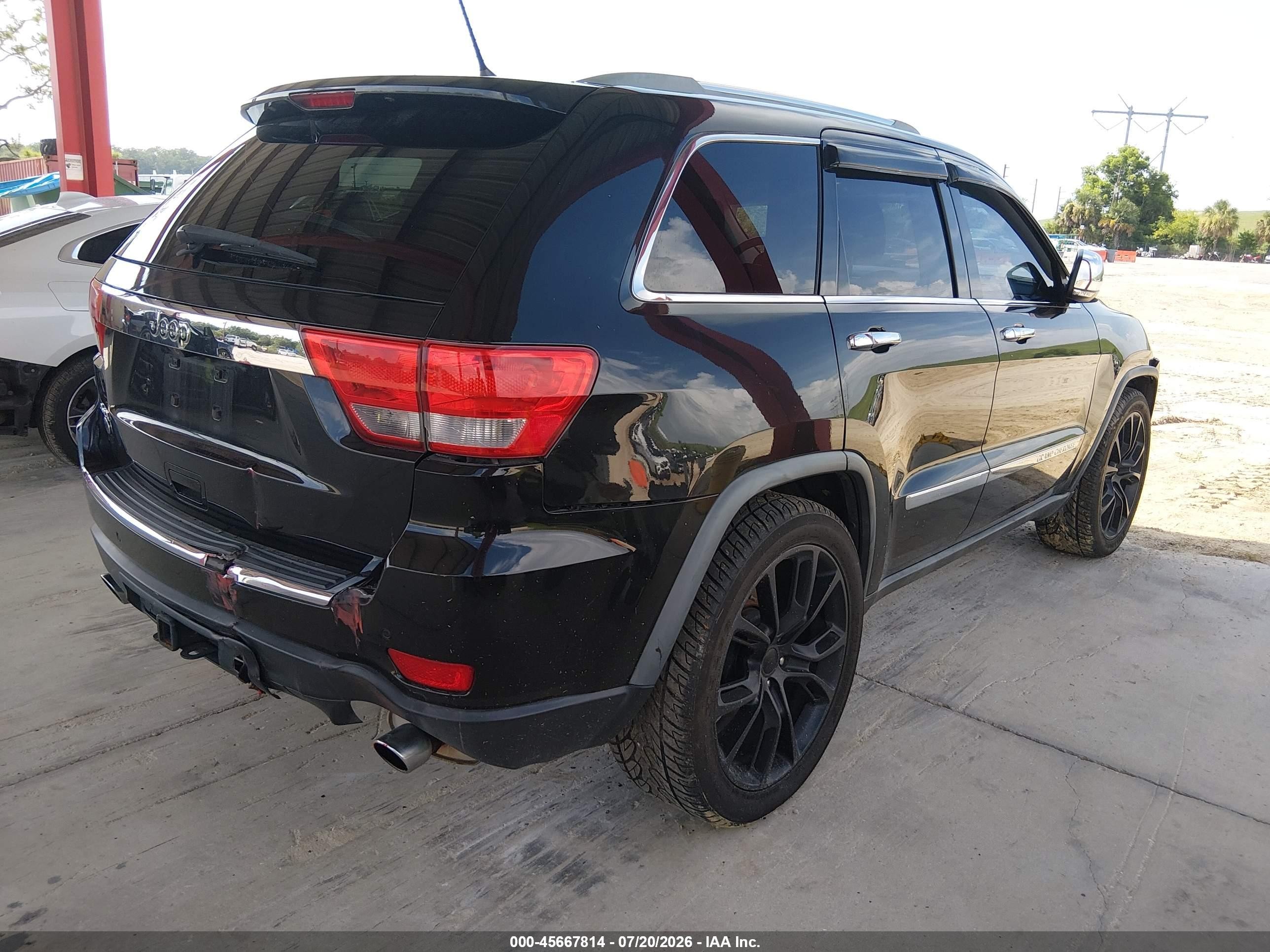 2011 Jeep Grand Cherokee Overland Blue vin: 1J4RR6GT9BC647797