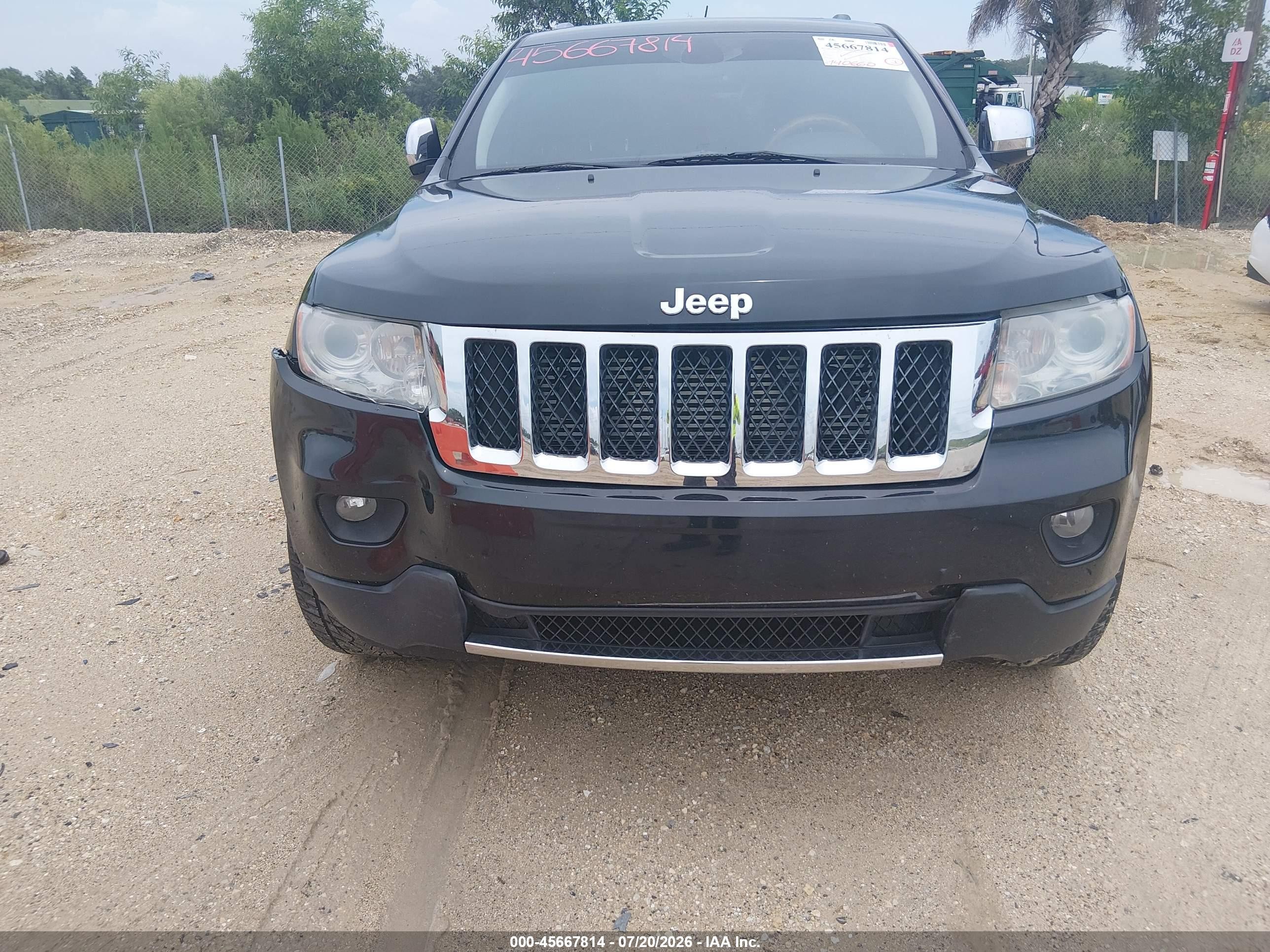 2011 Jeep Grand Cherokee Overland Blue vin: 1J4RR6GT9BC647797