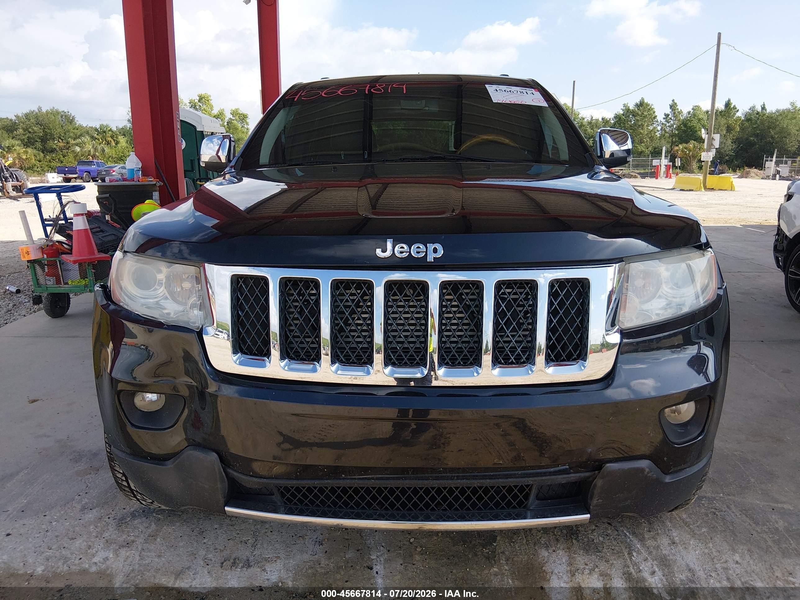 2011 Jeep Grand Cherokee Overland Blue vin: 1J4RR6GT9BC647797