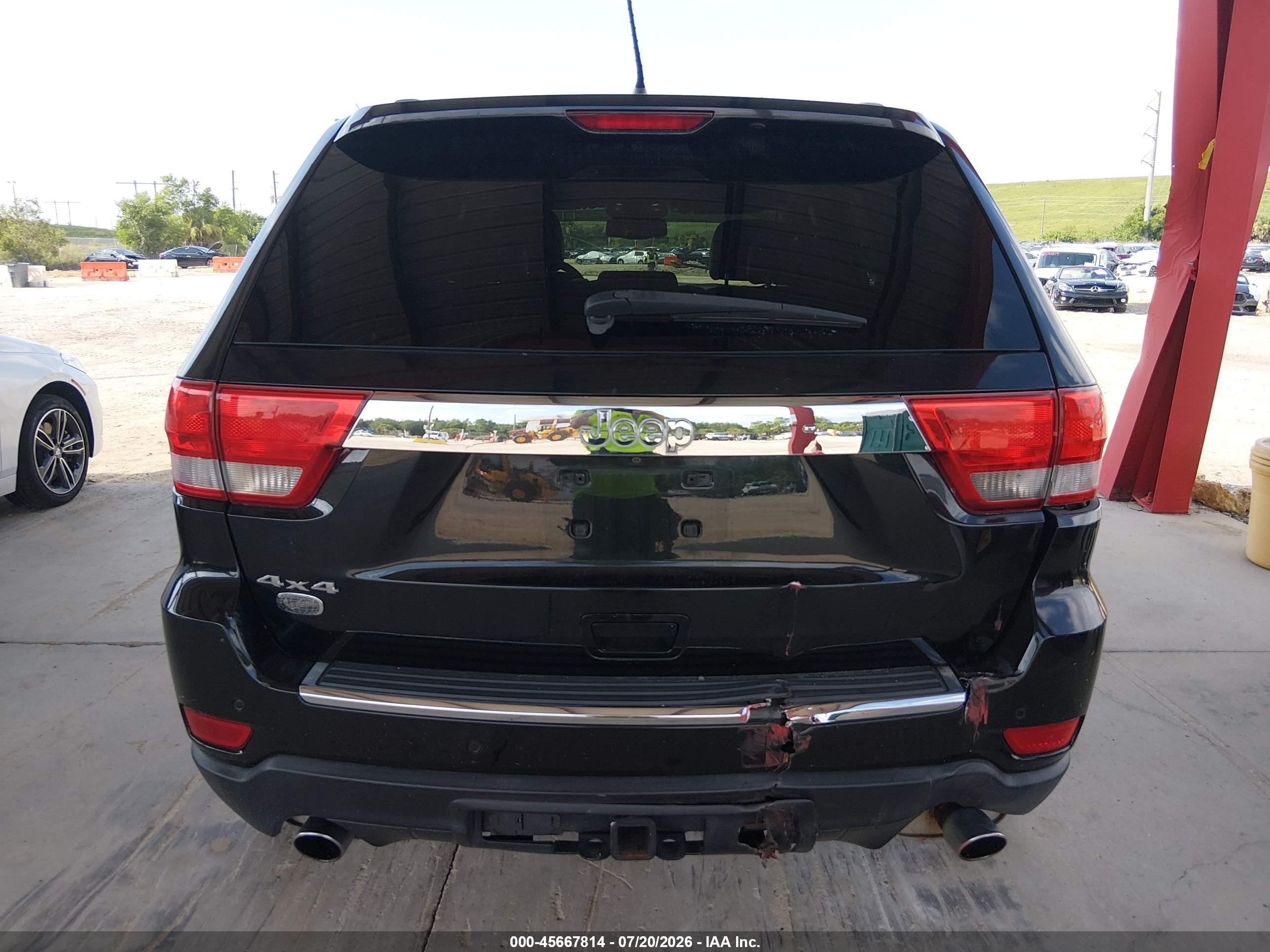 2011 Jeep Grand Cherokee Overland Blue vin: 1J4RR6GT9BC647797