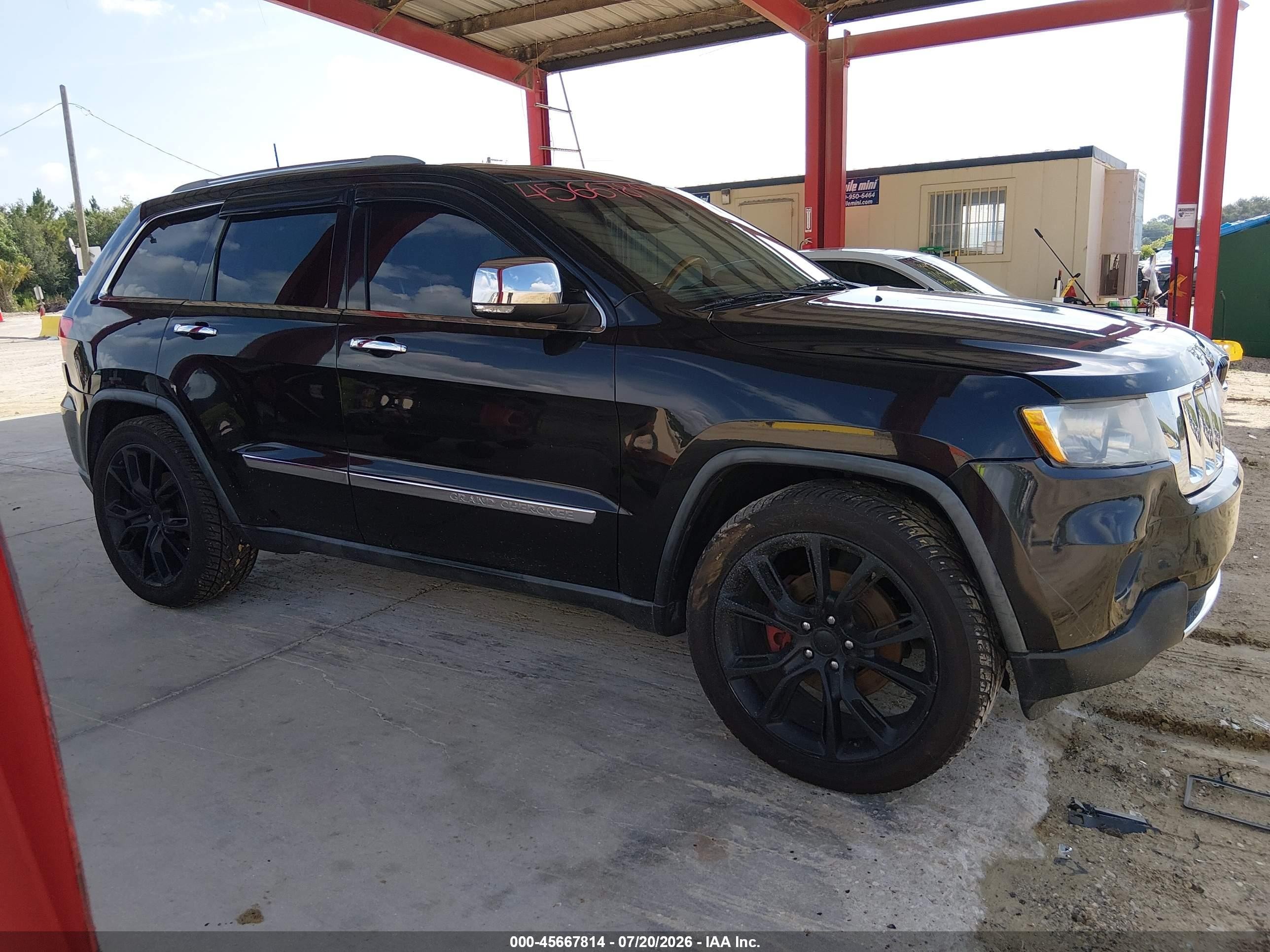 2011 Jeep Grand Cherokee Overland Blue vin: 1J4RR6GT9BC647797