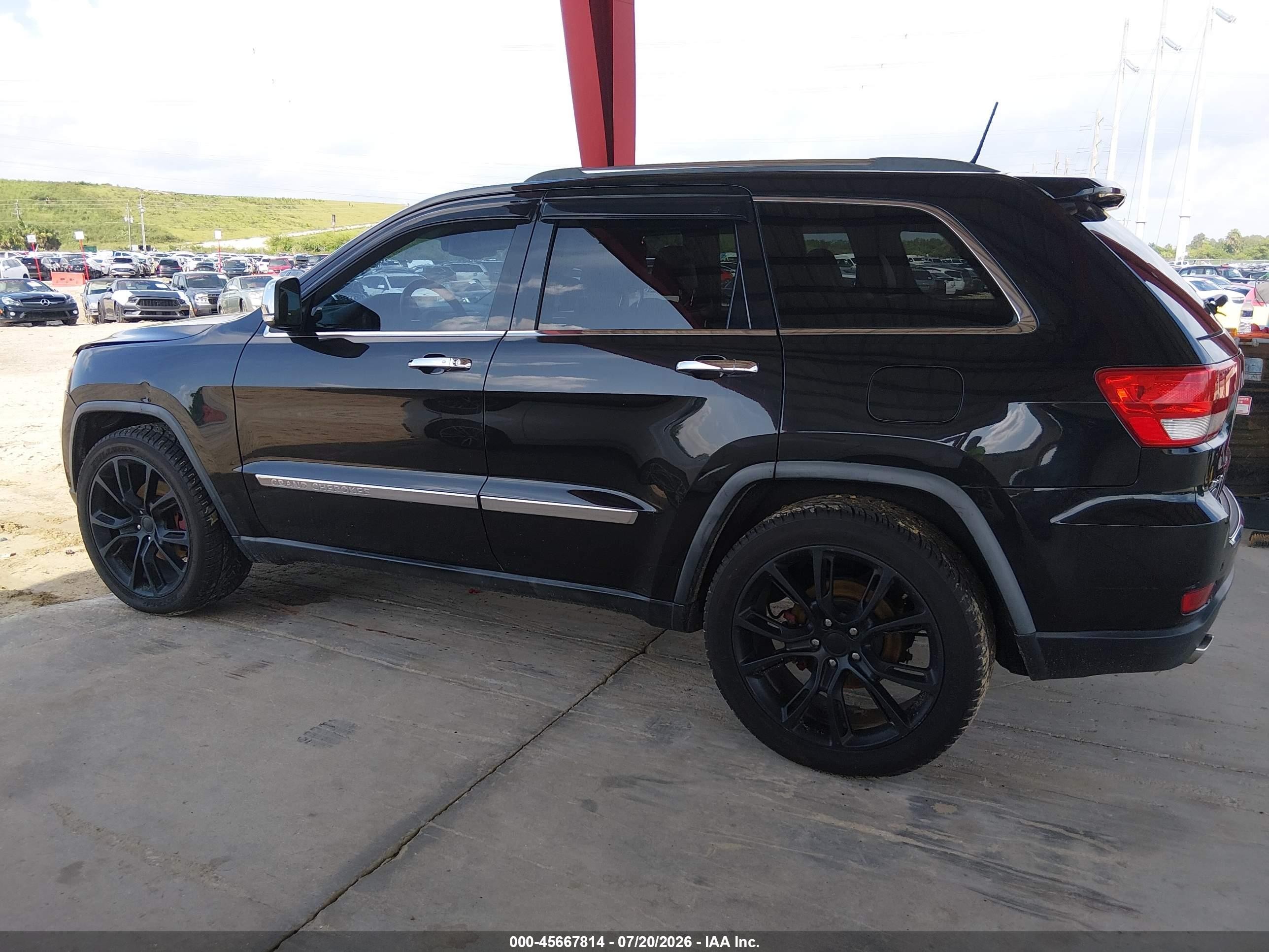 2011 Jeep Grand Cherokee Overland Blue vin: 1J4RR6GT9BC647797