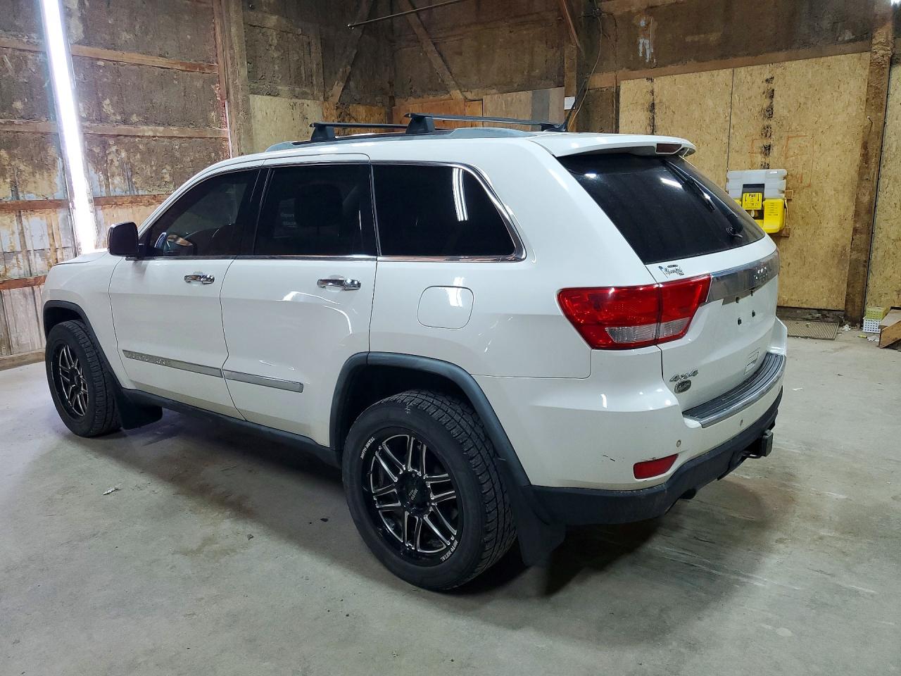 2011 Jeep Grand Cherokee Overland White vin: 1J4RR6GTXBC536269