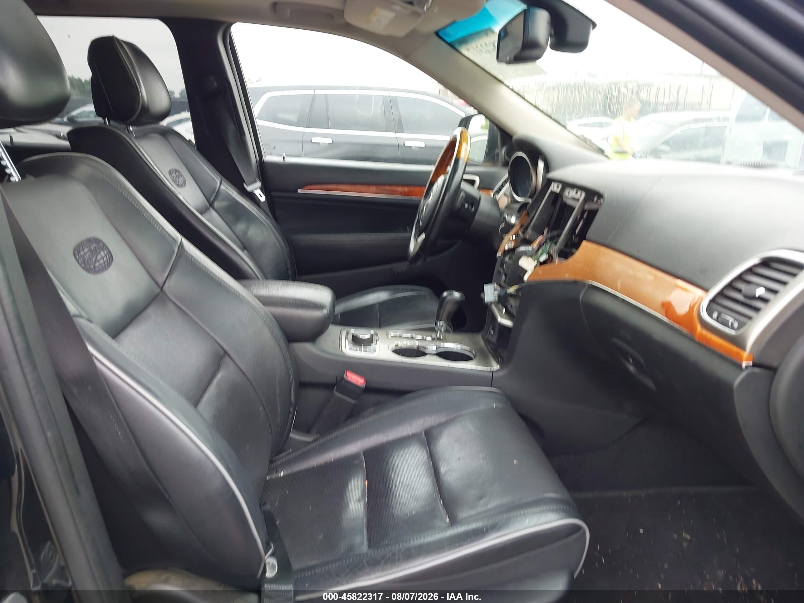 2011 Jeep Grand Cherokee Overland Black vin: 1J4RR6GTXBC606661