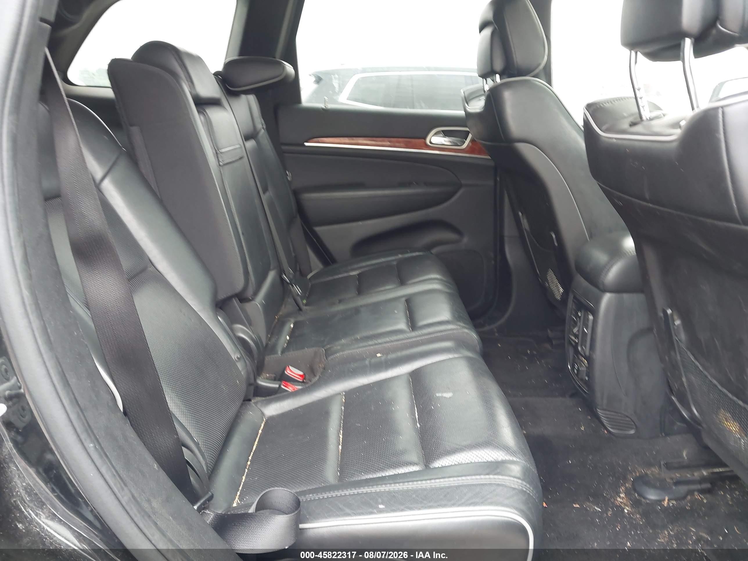 2011 Jeep Grand Cherokee Overland Black vin: 1J4RR6GTXBC606661