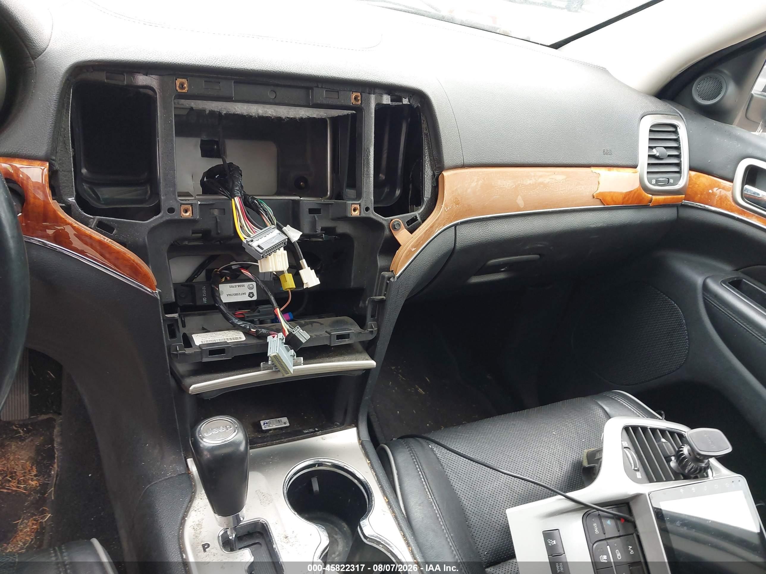 2011 Jeep Grand Cherokee Overland Black vin: 1J4RR6GTXBC606661