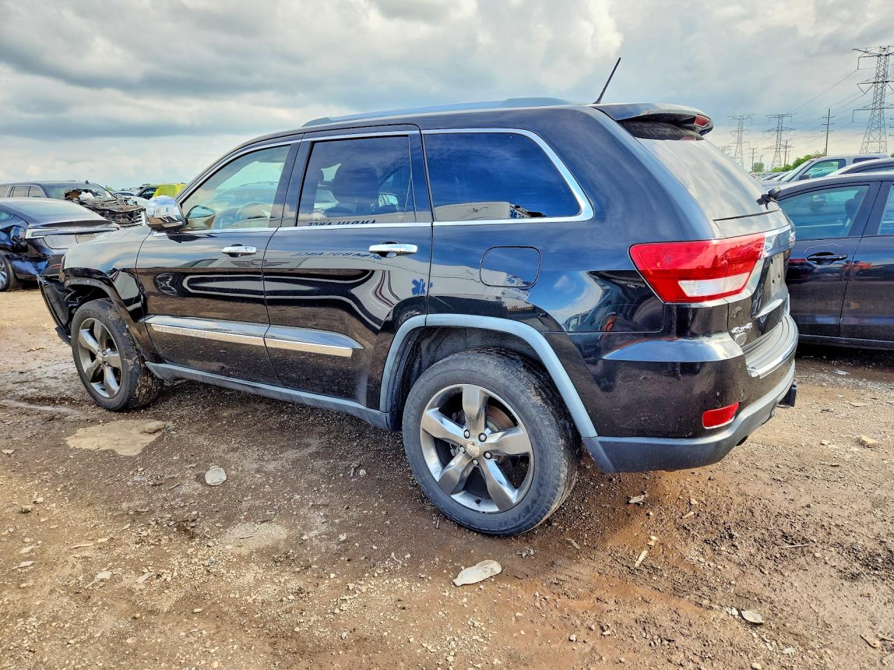 2011 Jeep Grand Cherokee Overland Black vin: 1J4RR6GTXBC684499