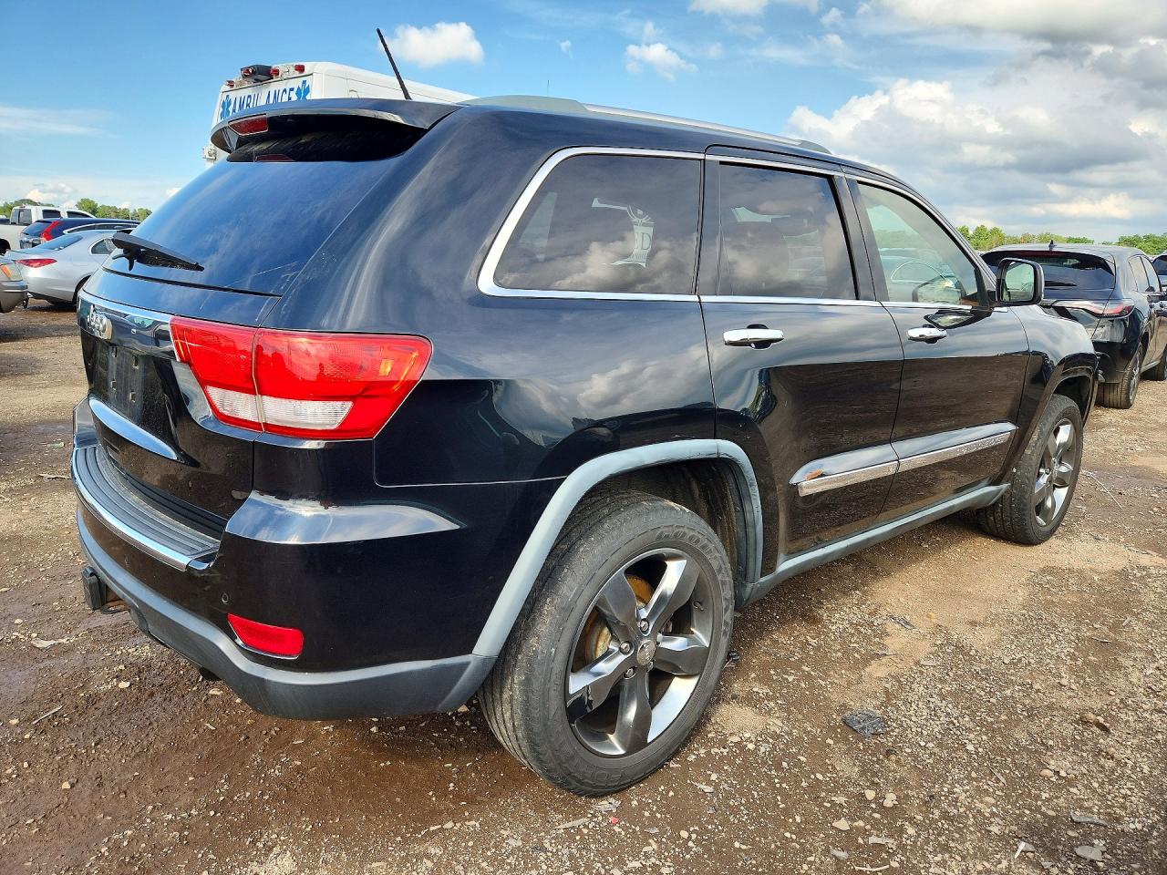 2011 Jeep Grand Cherokee Overland Black vin: 1J4RR6GTXBC684499