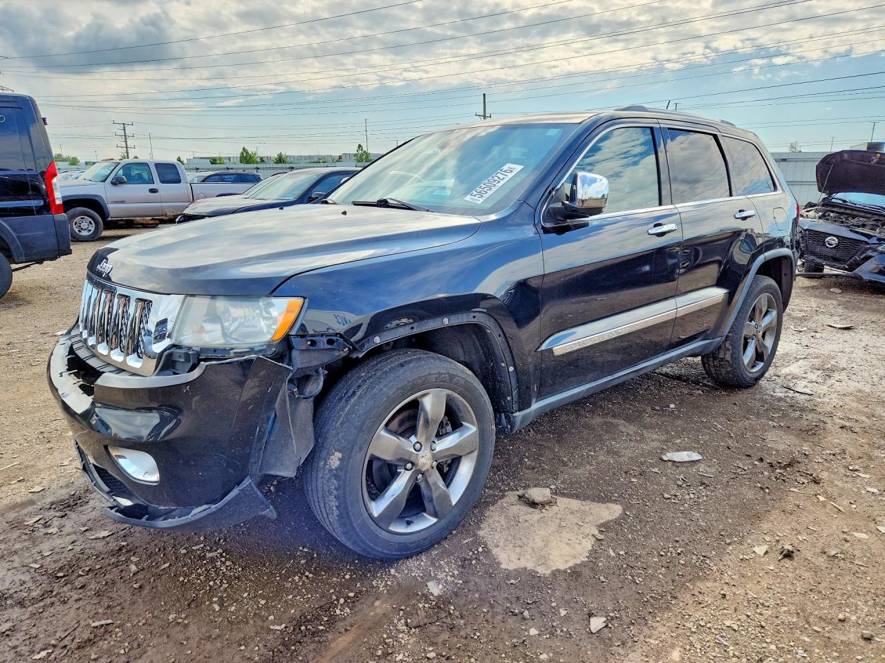 2011 Jeep Grand Cherokee Overland Black vin: 1J4RR6GTXBC684499
