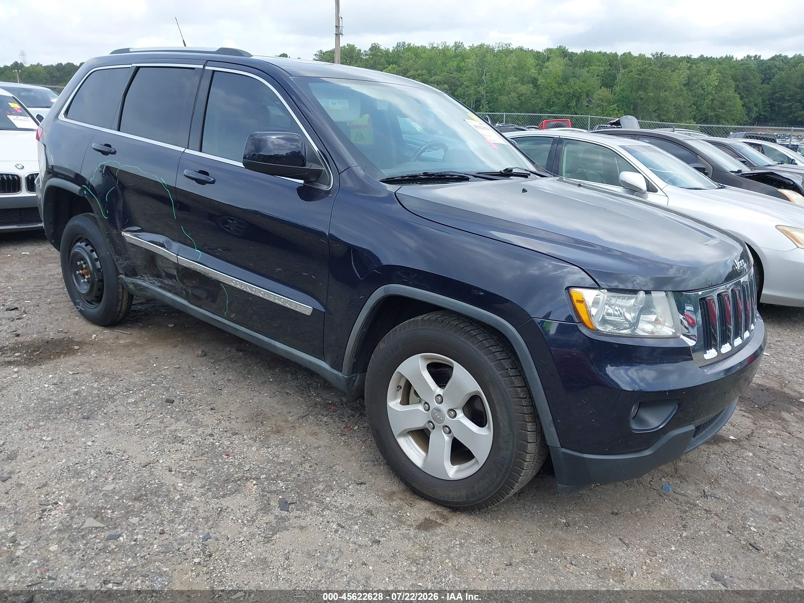 2011 Jeep Grand Cherokee Laredo Black vin: 1J4RS4GG0BC518293