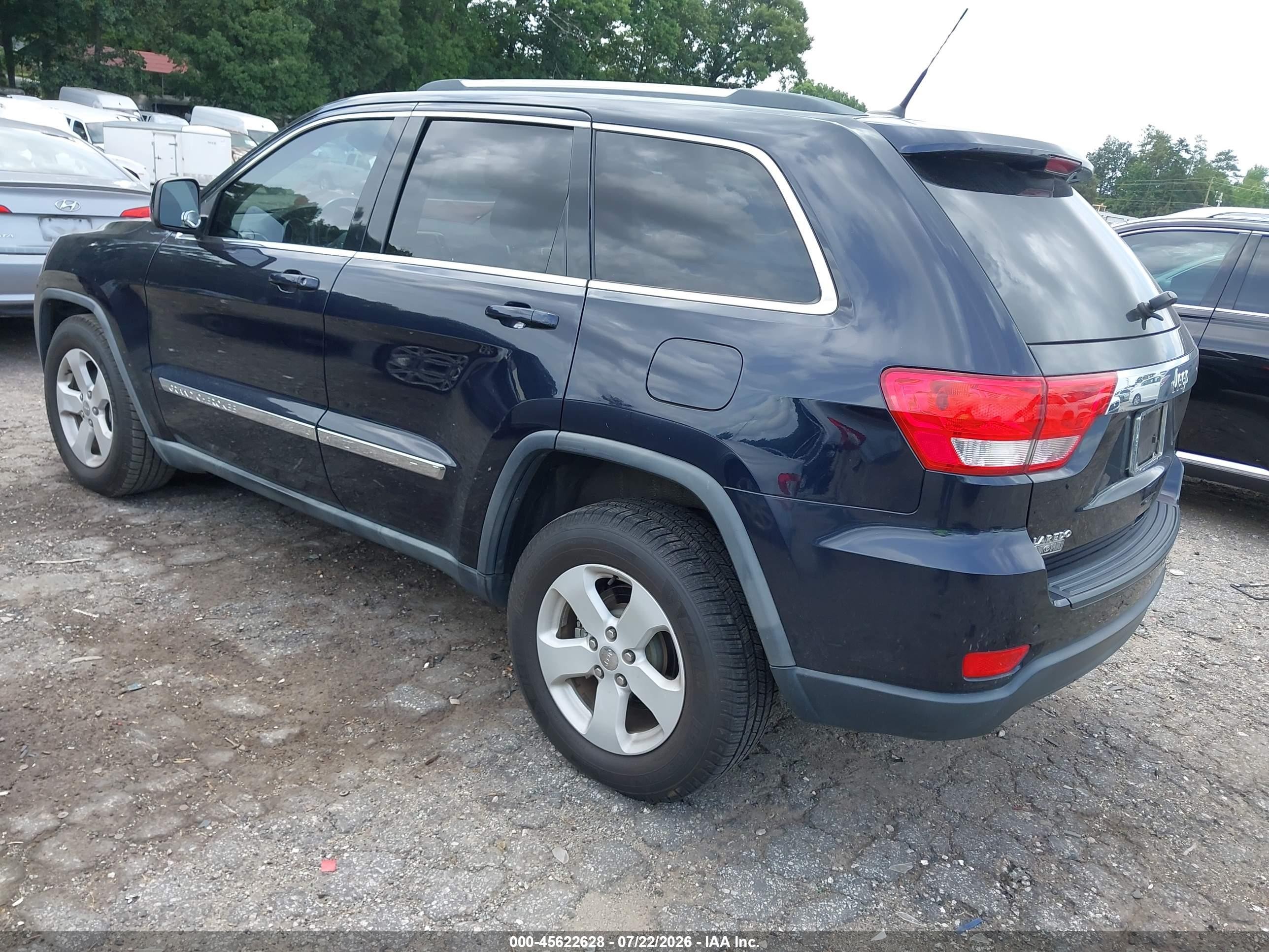 2011 Jeep Grand Cherokee Laredo Black vin: 1J4RS4GG0BC518293