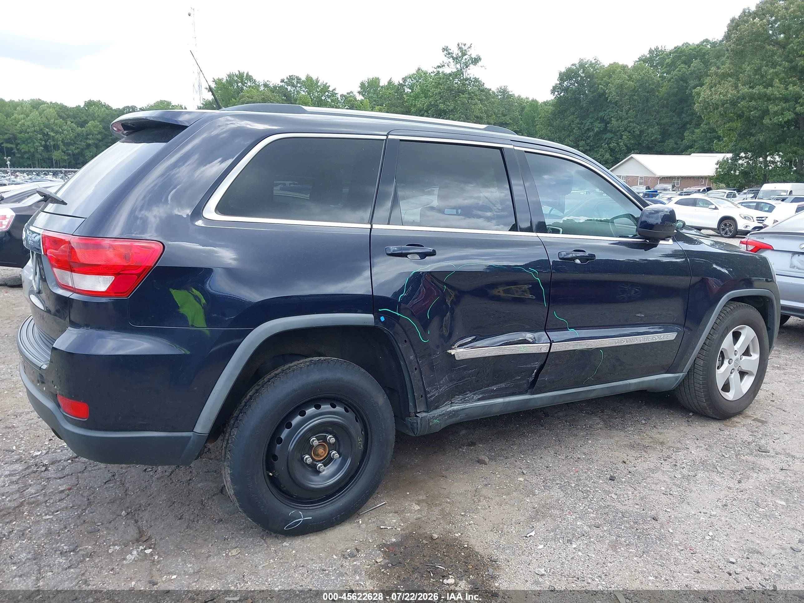 2011 Jeep Grand Cherokee Laredo Black vin: 1J4RS4GG0BC518293