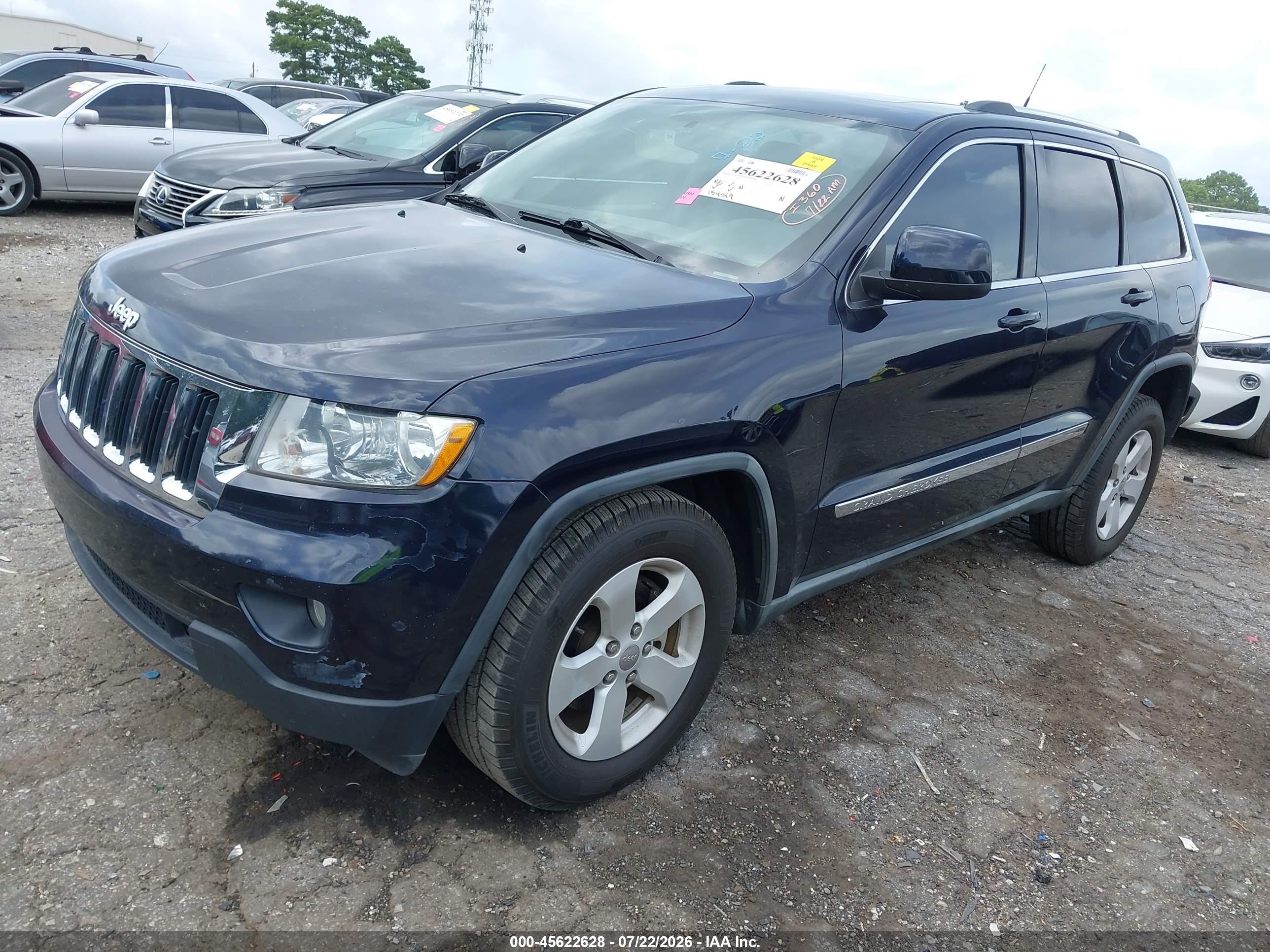 2011 Jeep Grand Cherokee Laredo Black vin: 1J4RS4GG0BC518293
