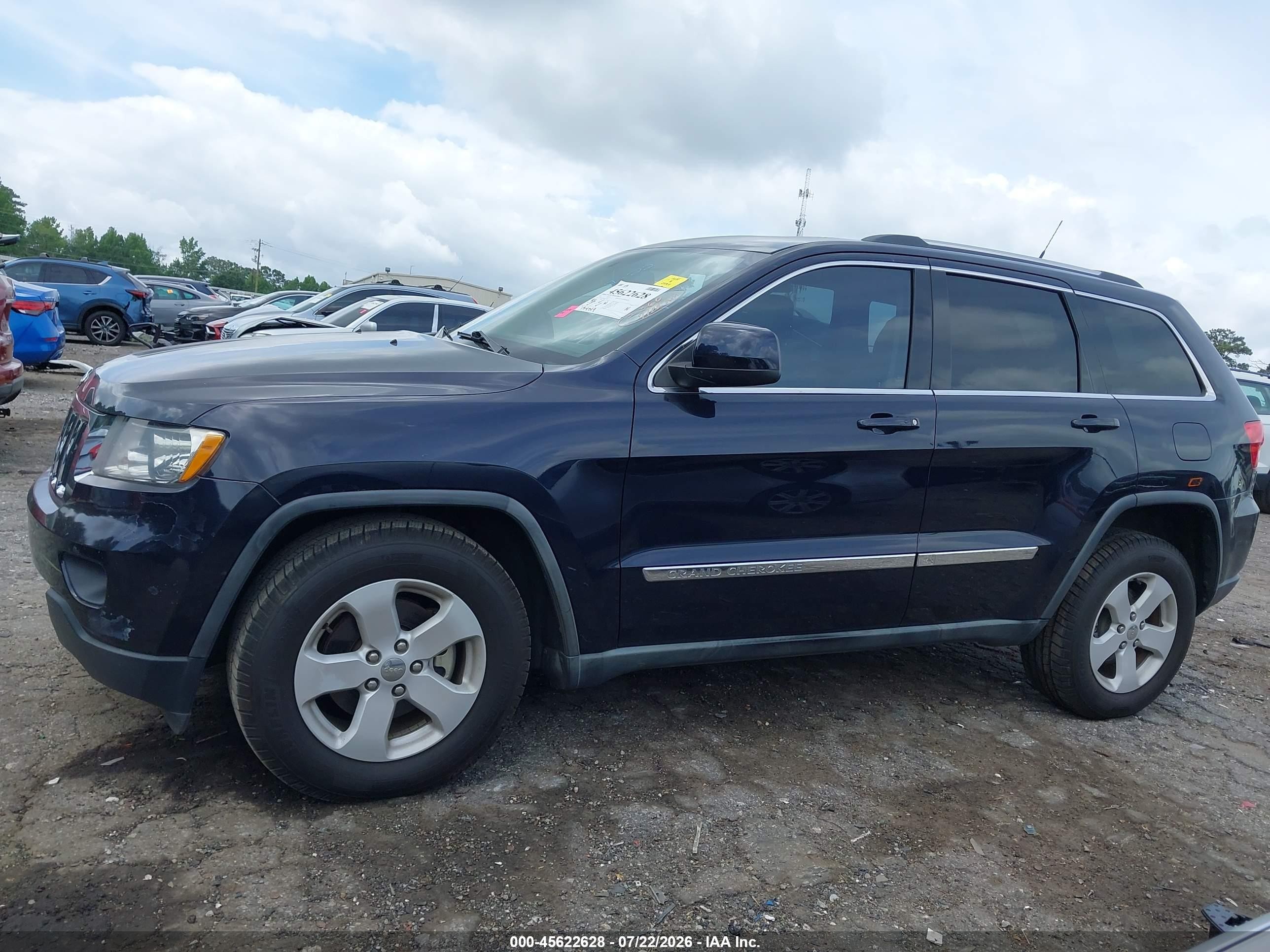 2011 Jeep Grand Cherokee Laredo Black vin: 1J4RS4GG0BC518293