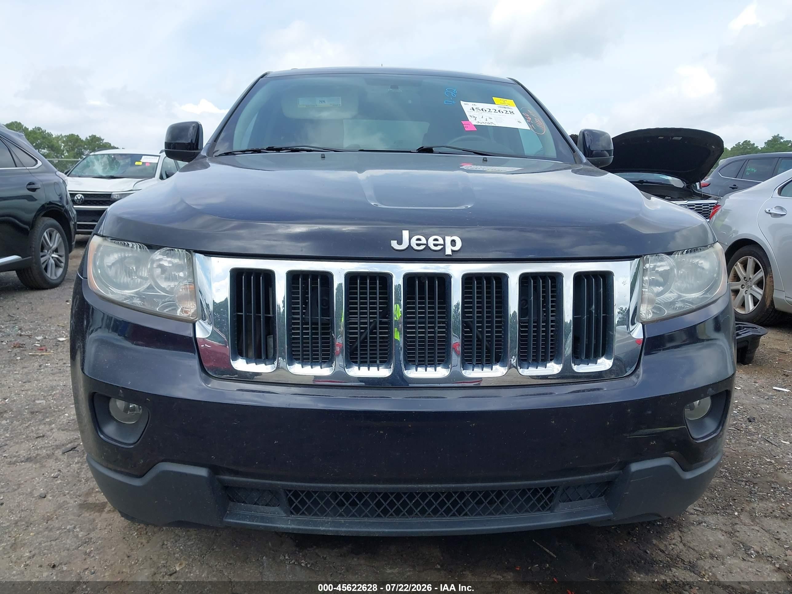 2011 Jeep Grand Cherokee Laredo Black vin: 1J4RS4GG0BC518293