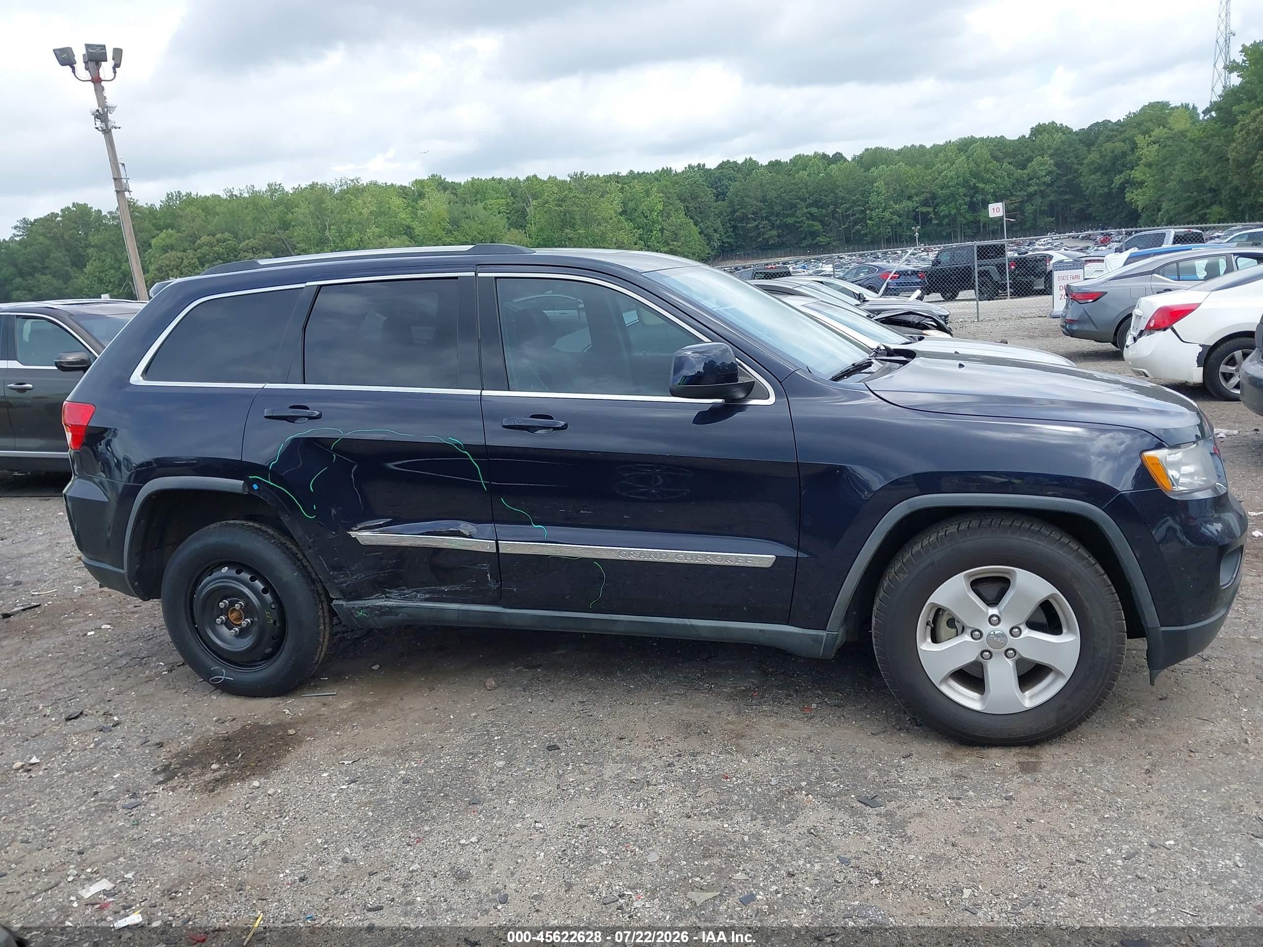 2011 Jeep Grand Cherokee Laredo Black vin: 1J4RS4GG0BC518293
