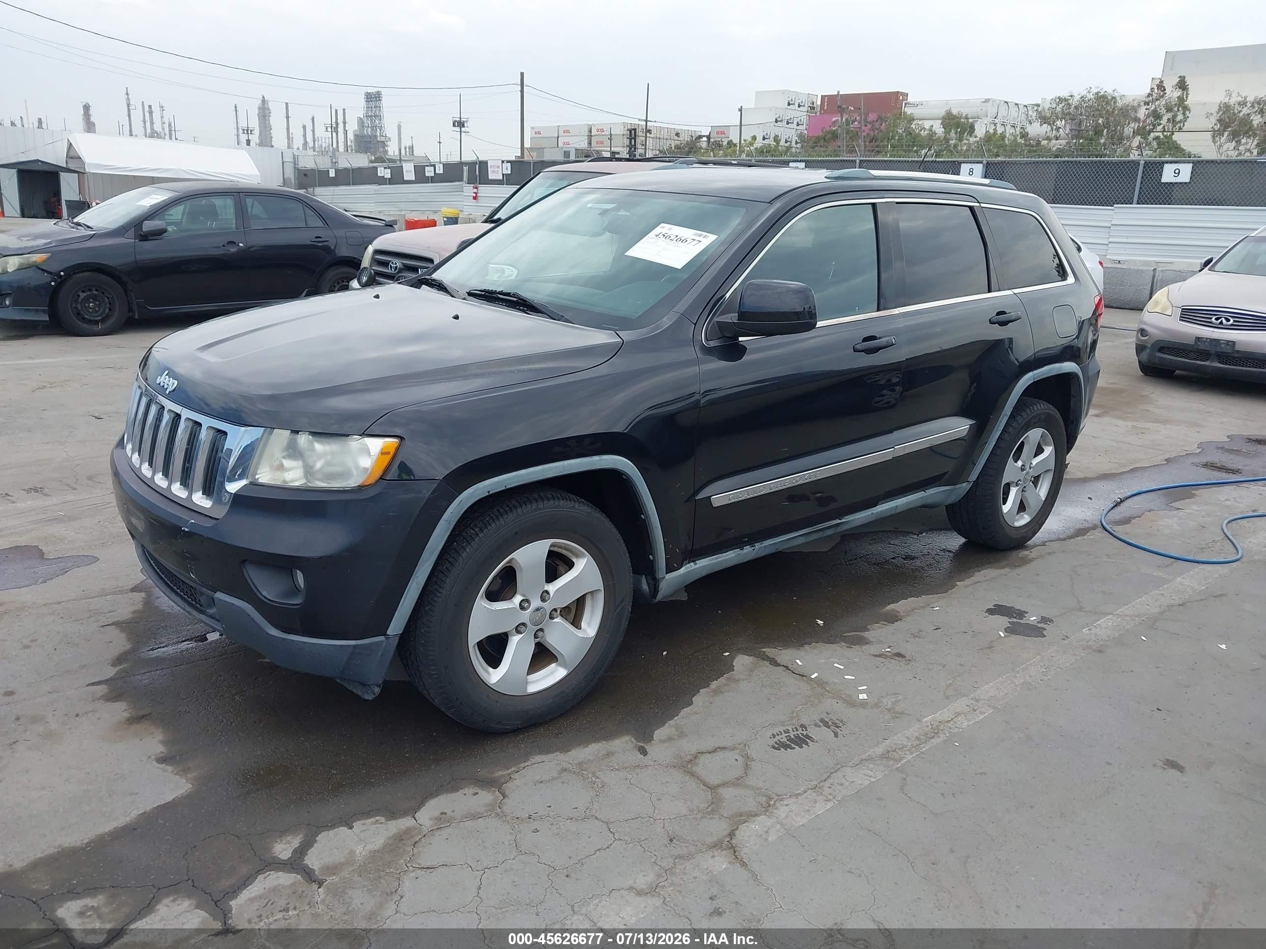 2011 Jeep Grand Cherokee Laredo Black vin: 1J4RS4GG6BC539357