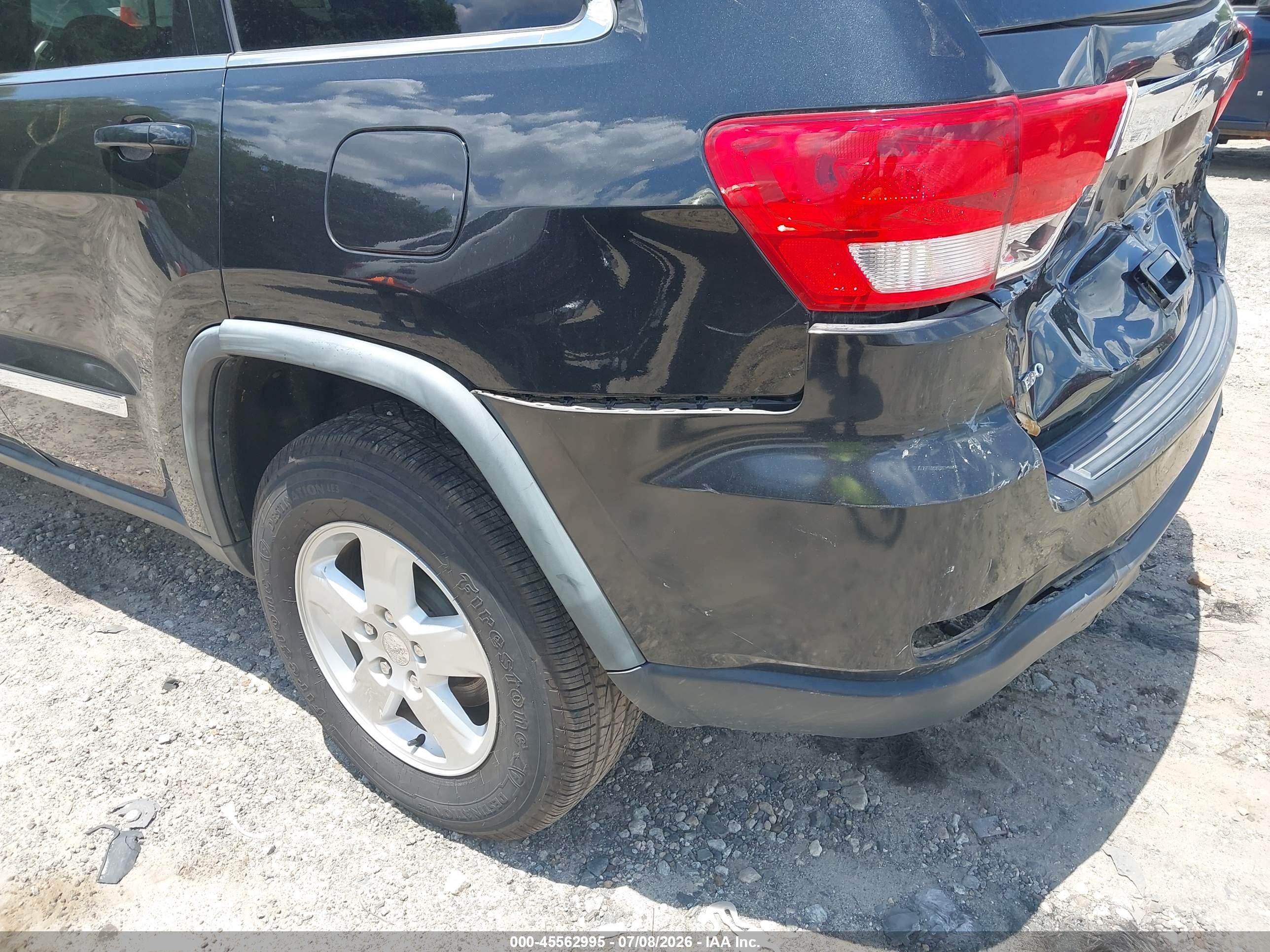 2011 Jeep Grand Cherokee Laredo Black vin: 1J4RS4GG9BC574720