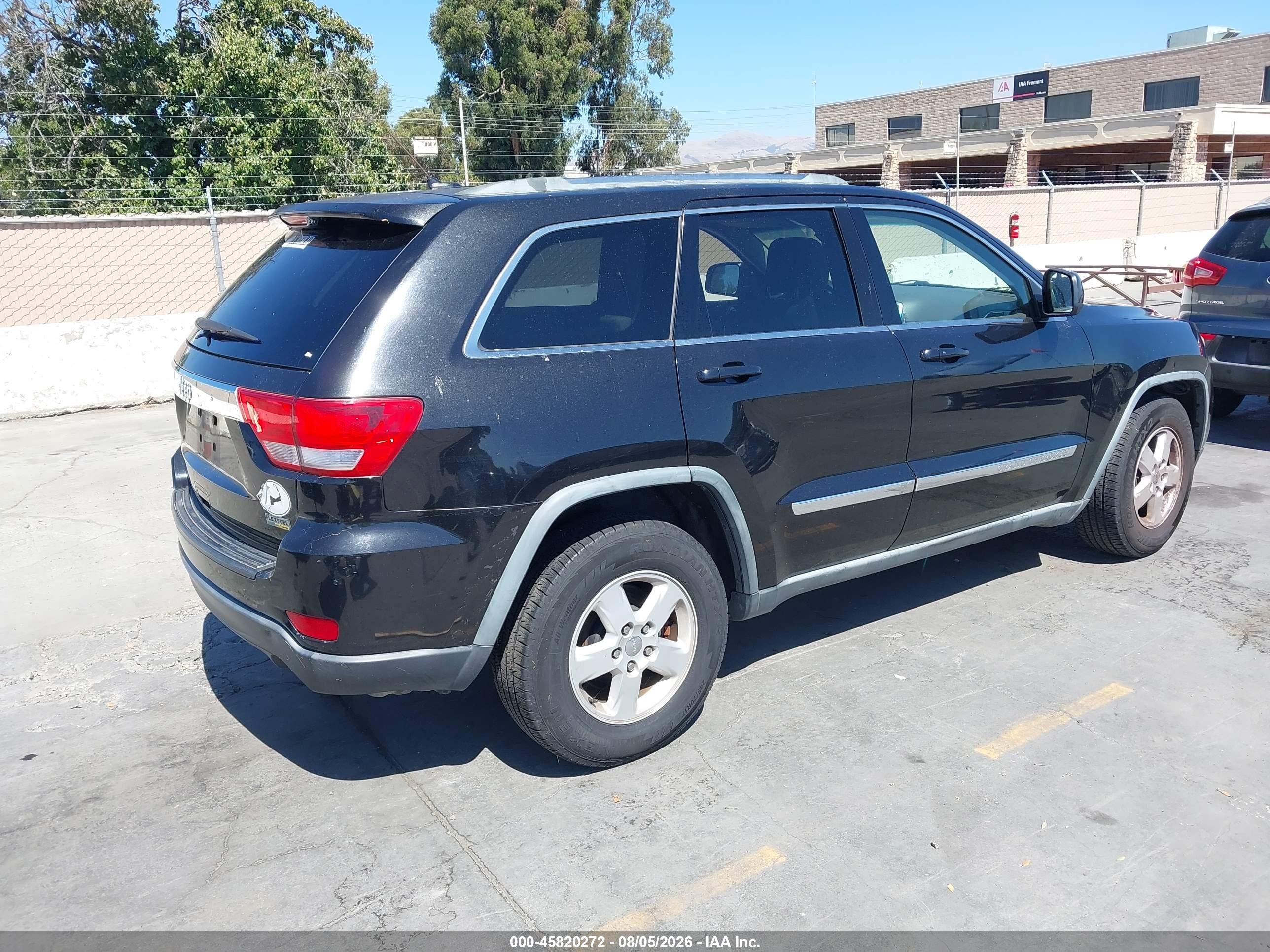 2011 Jeep Grand Cherokee Laredo Black vin: 1J4RS4GGXBC643771