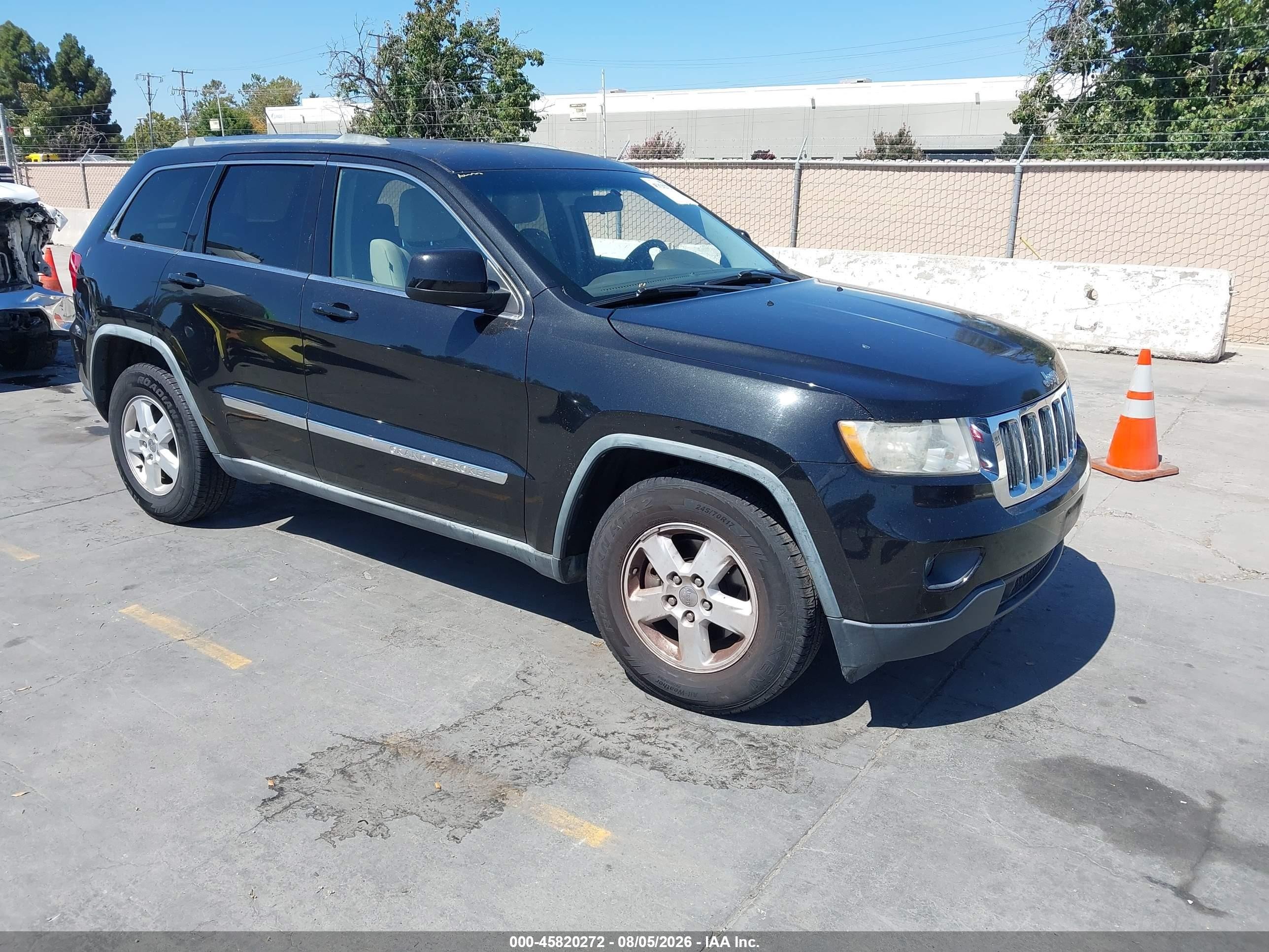 2011 Jeep Grand Cherokee Laredo Black vin: 1J4RS4GGXBC643771