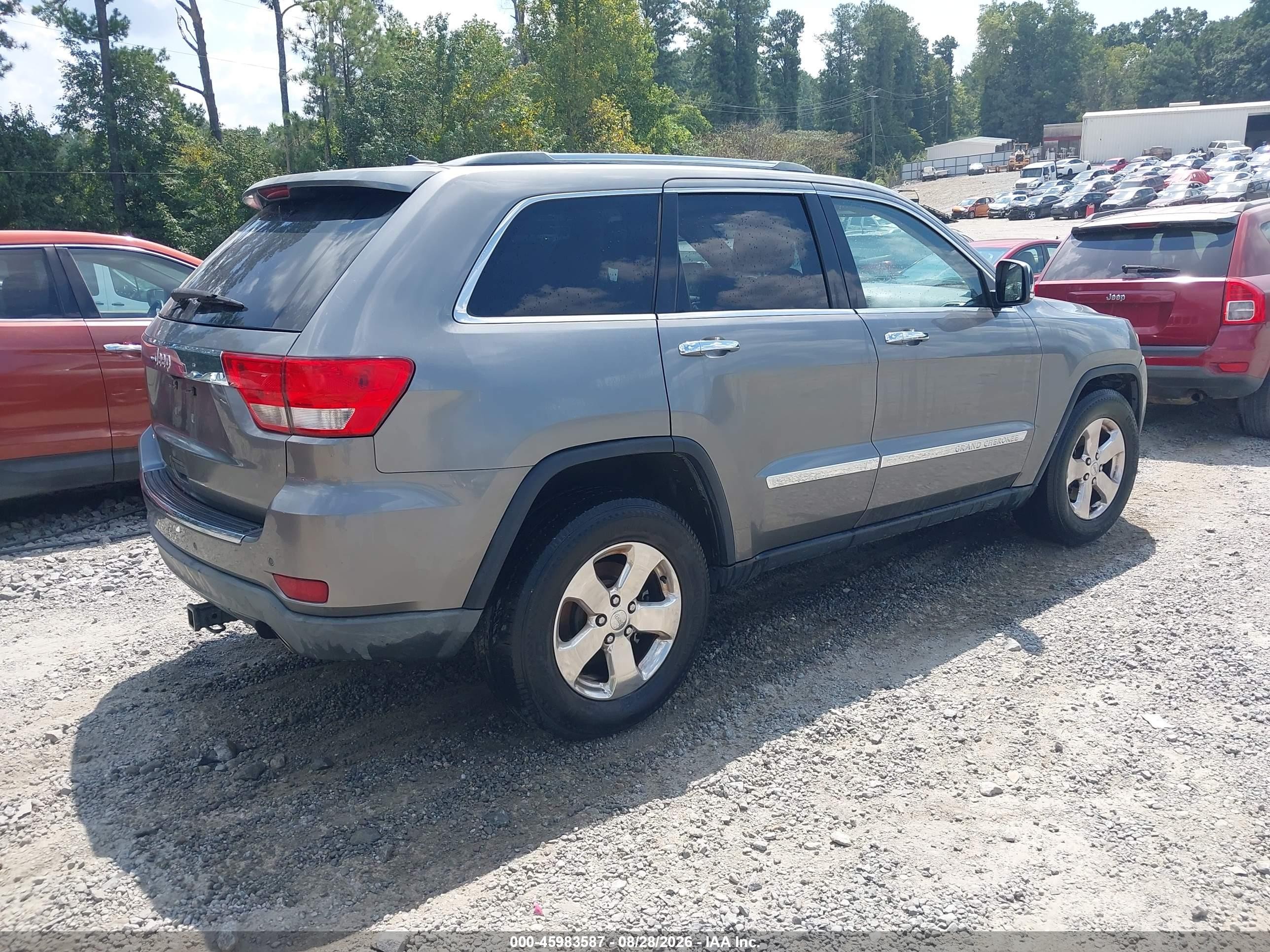 2011 Jeep Grand Cherokee Limited Silver vin: 1J4RS5GG2BC658948