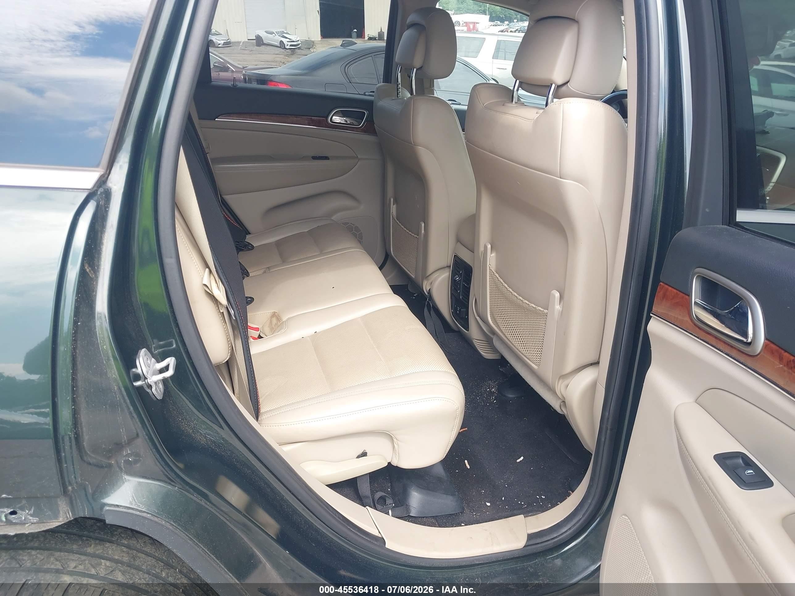 2011 Jeep Grand Cherokee Limited Green vin: 1J4RS5GG3BC500358