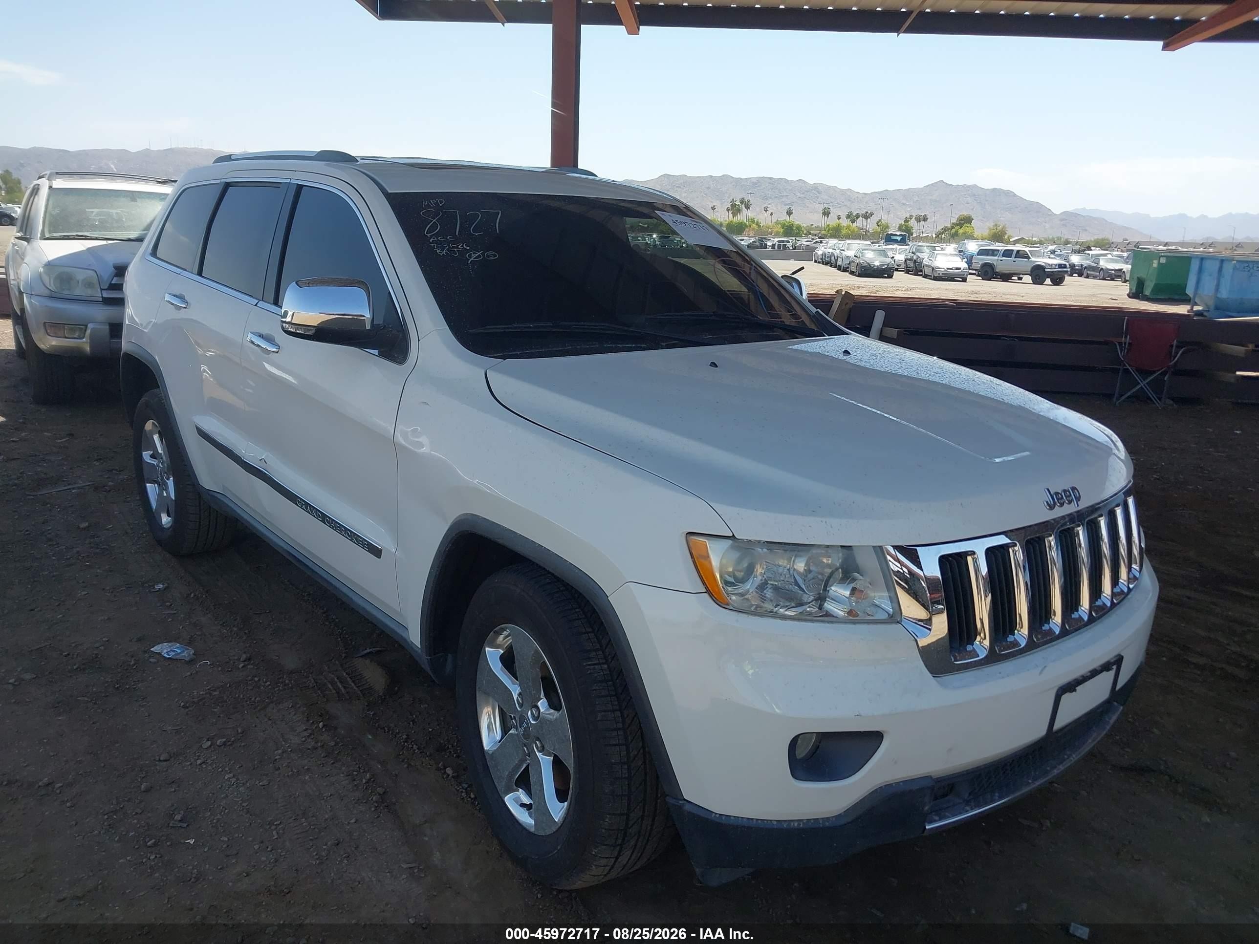 2011 Jeep Grand Cherokee Limited White vin: 1J4RS5GG3BC516947